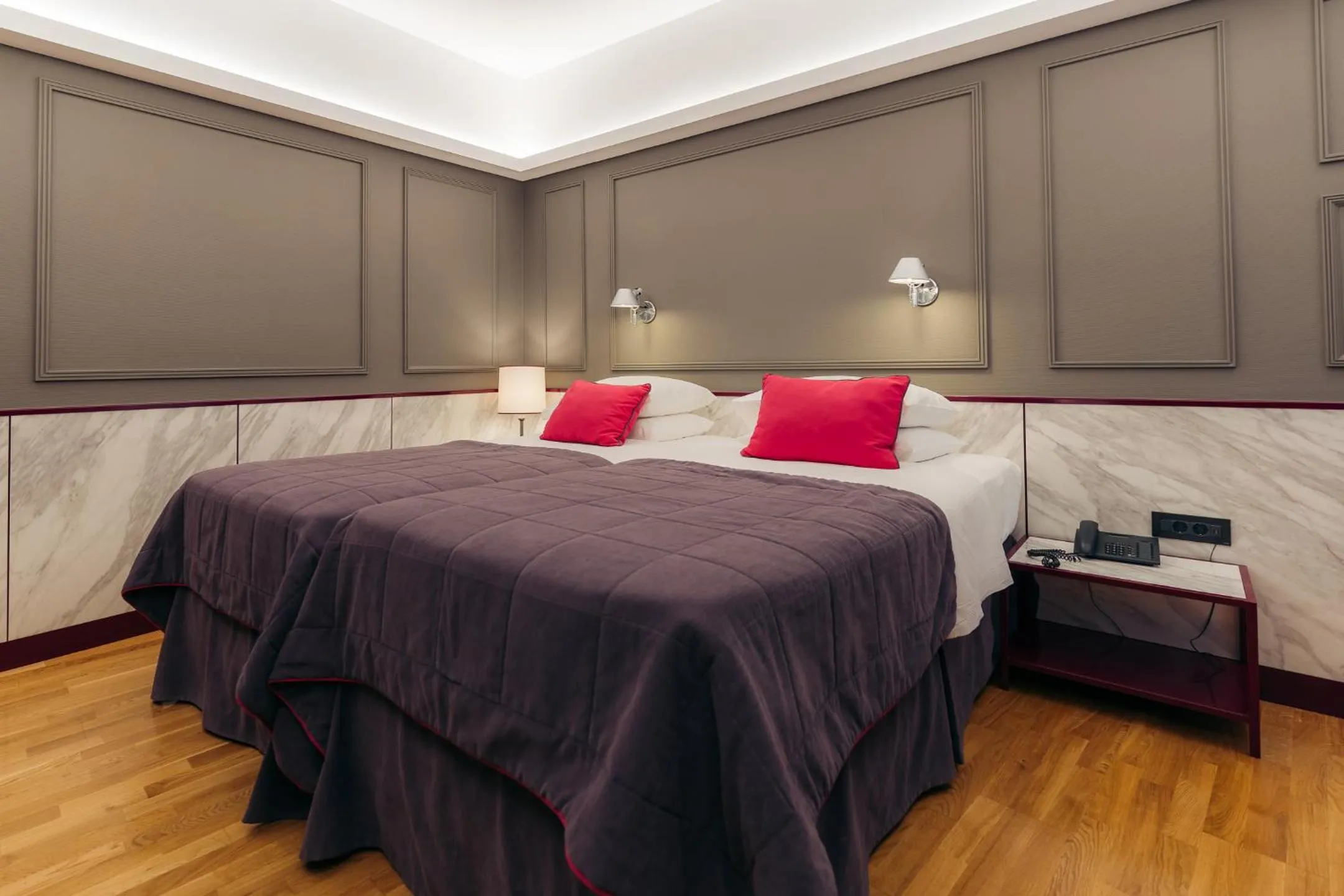 Bed in Herodion Hotel