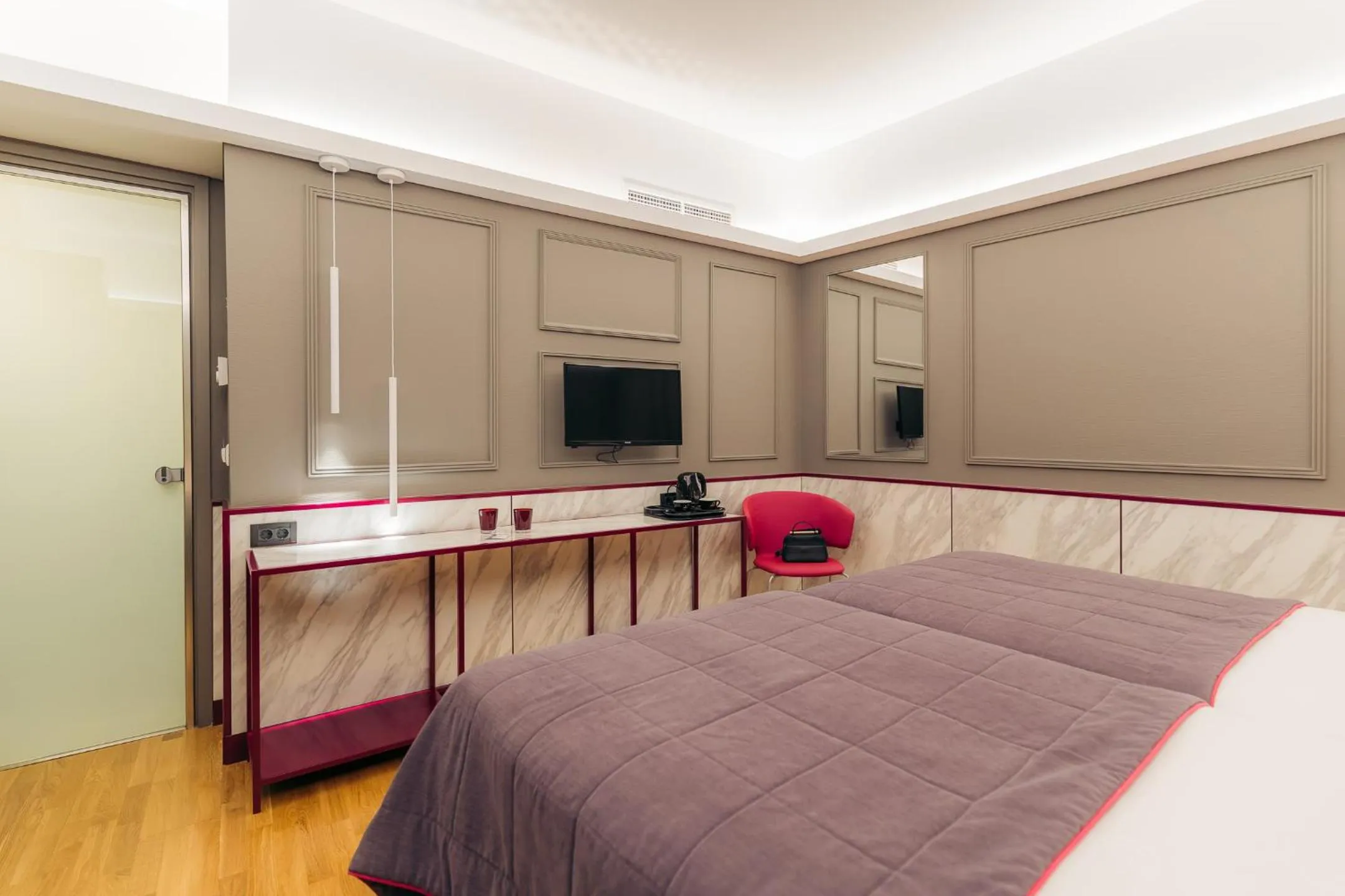 Bed in Herodion Hotel