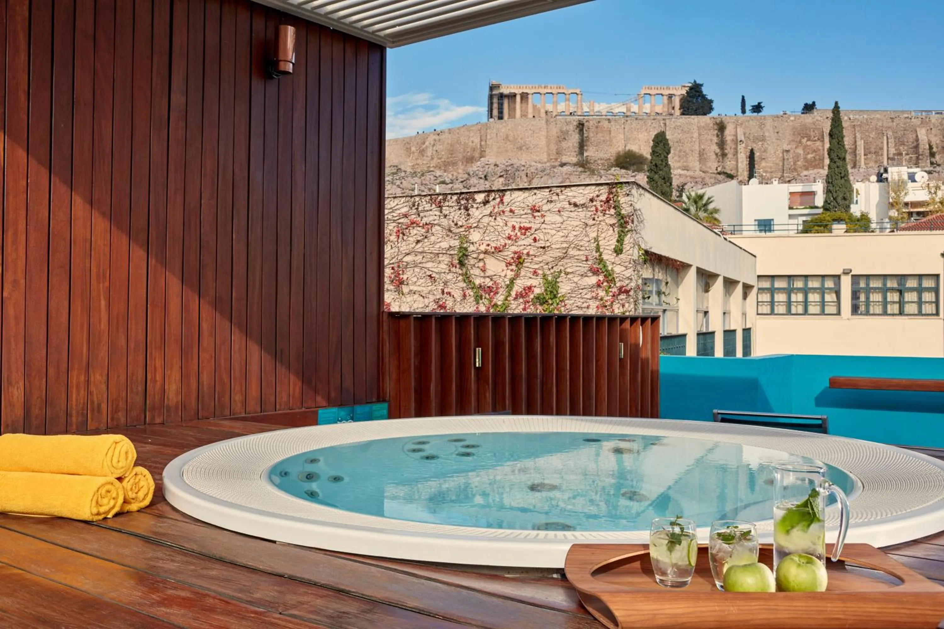 Hot Tub in Herodion Hotel