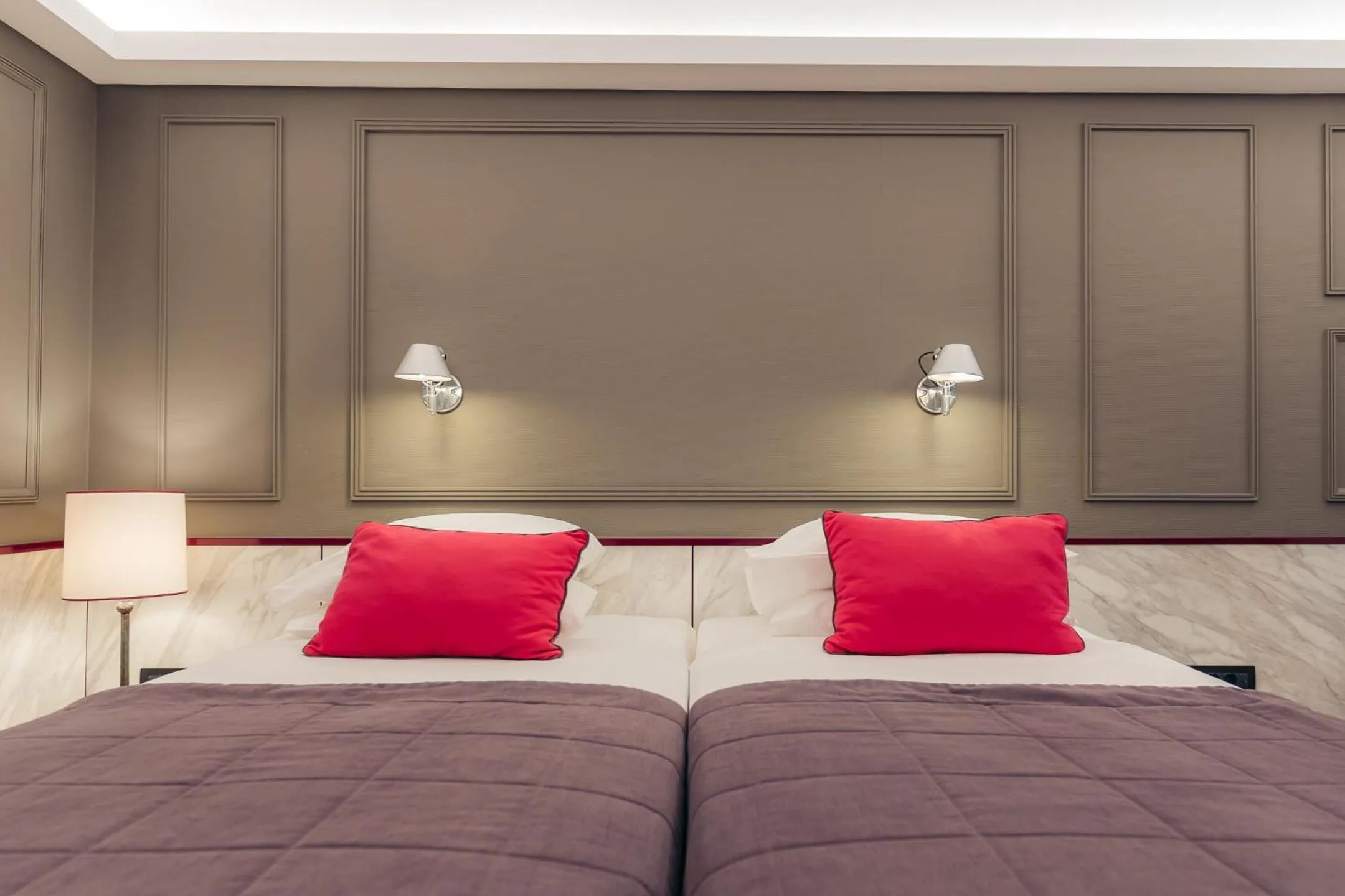 Bed in Herodion Hotel