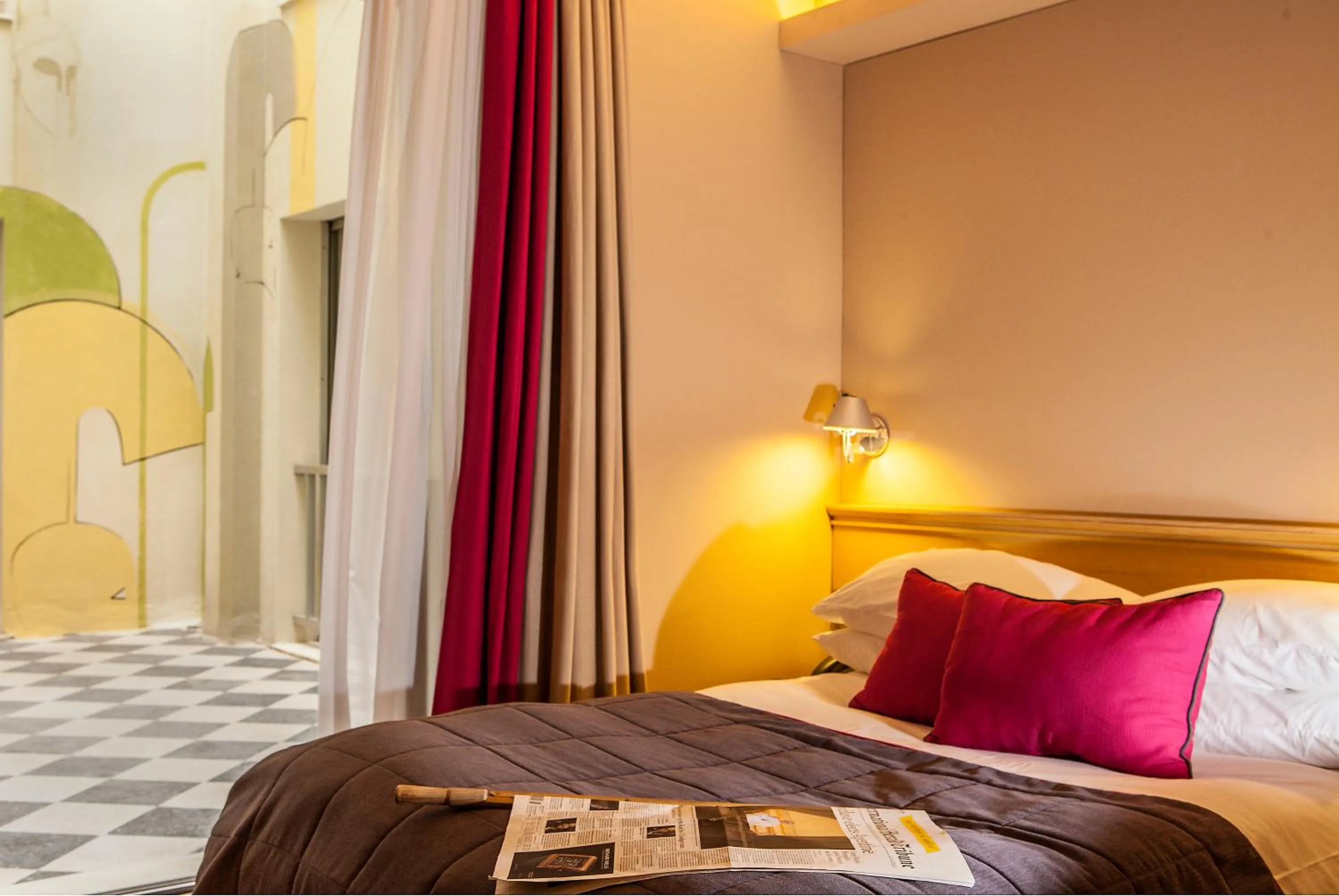 Bed in Herodion Hotel