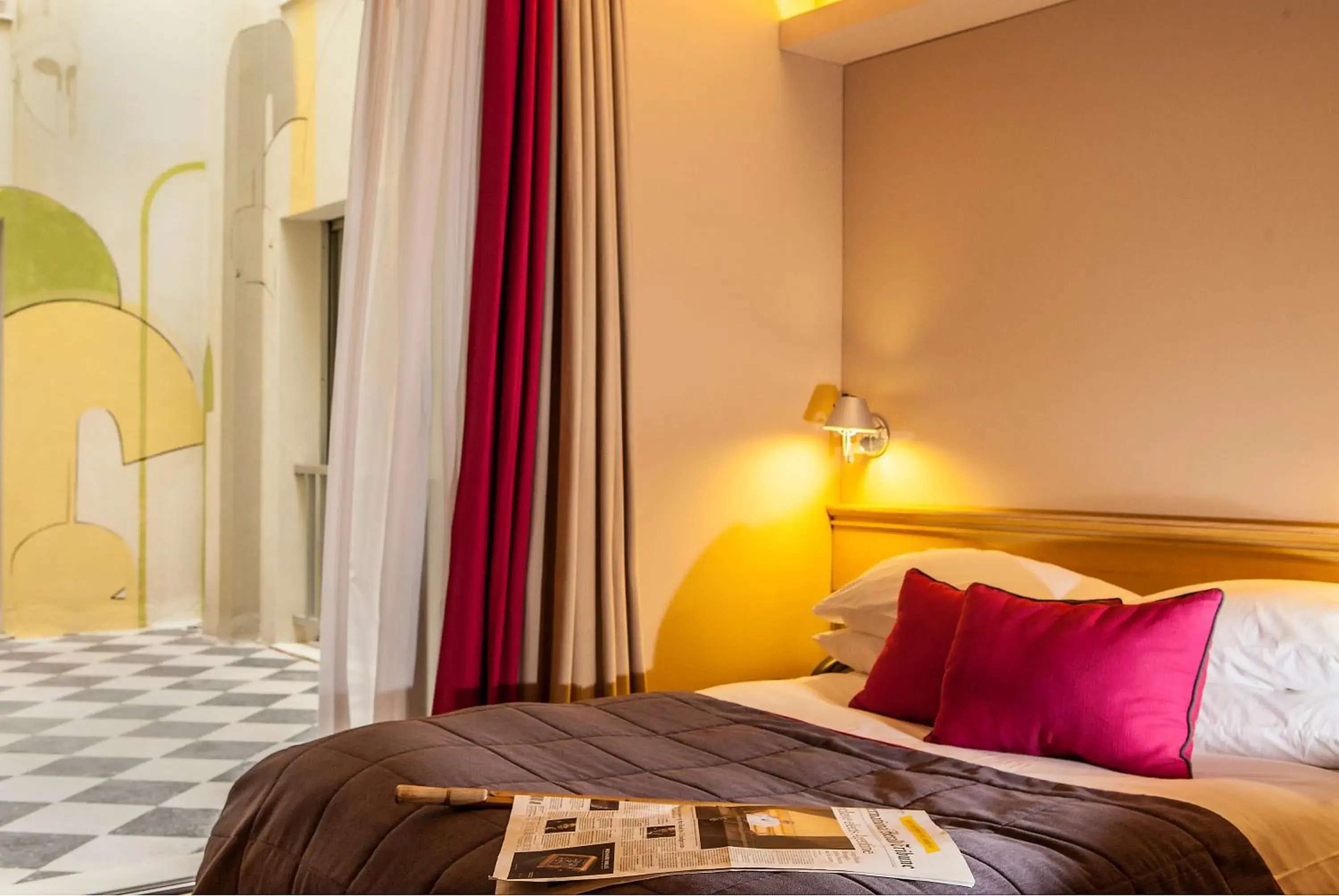 Bed in Herodion Hotel Bed in Herodion Hotel