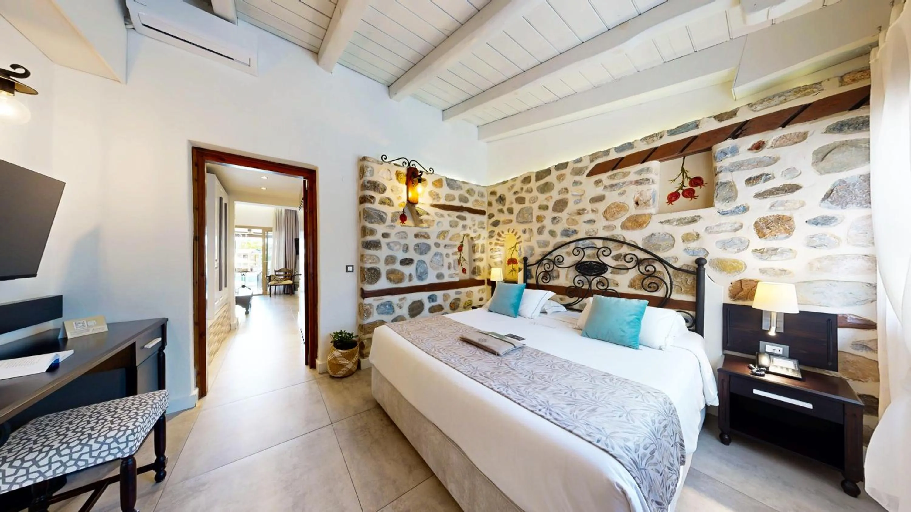 Bed in Acrotel Athena Pallas & Residence