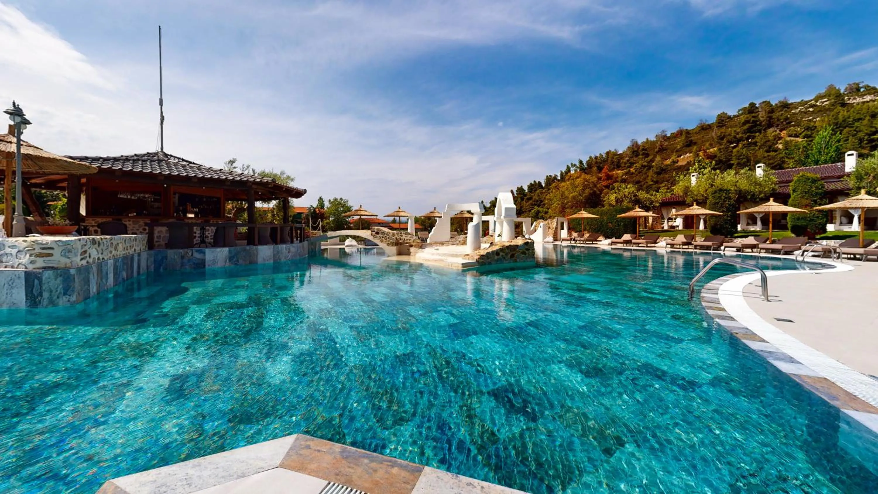 Swimming pool in Acrotel Athena Pallas & Residence