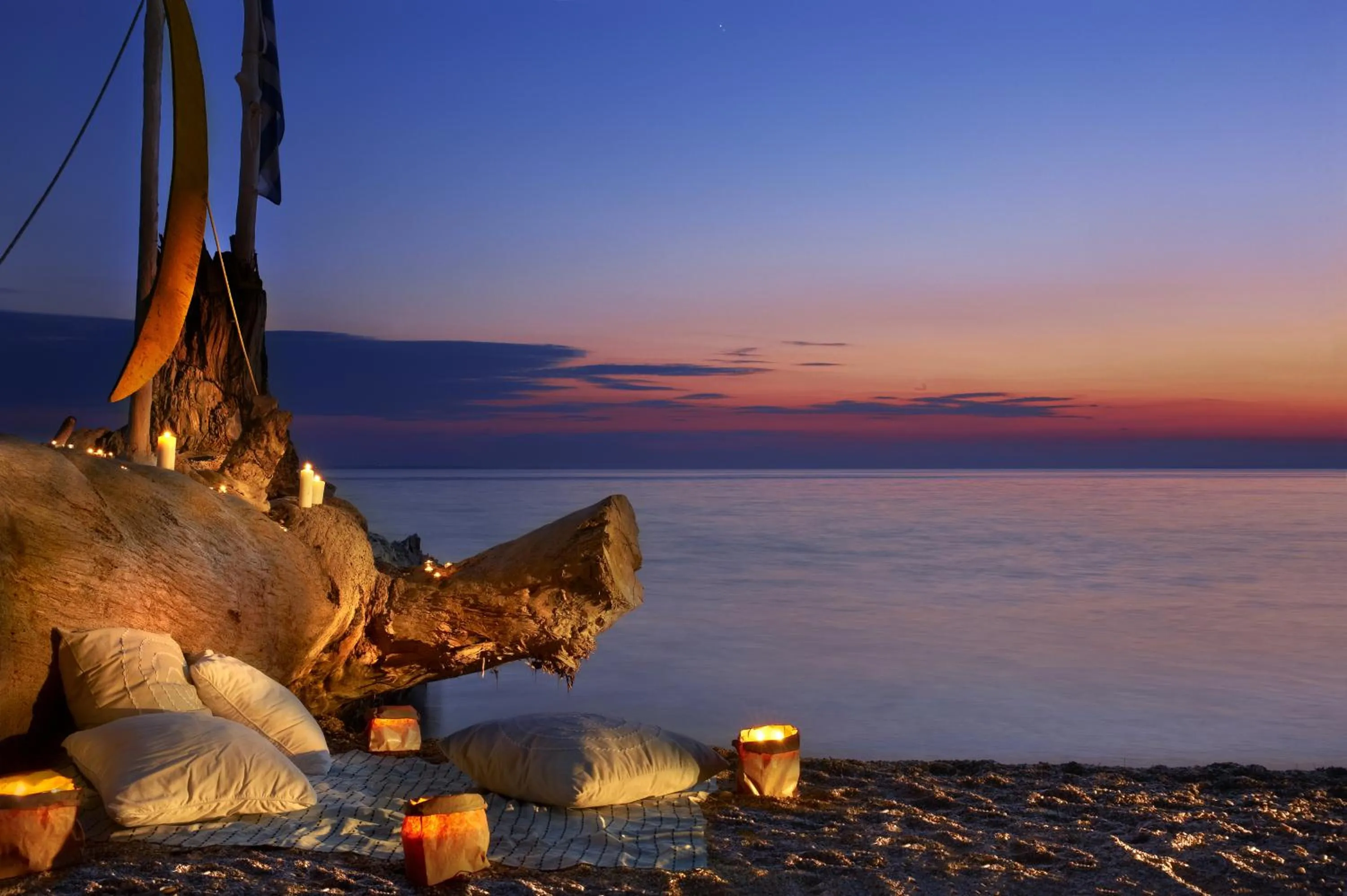 Beach in Acrotel Athena Pallas & Residence