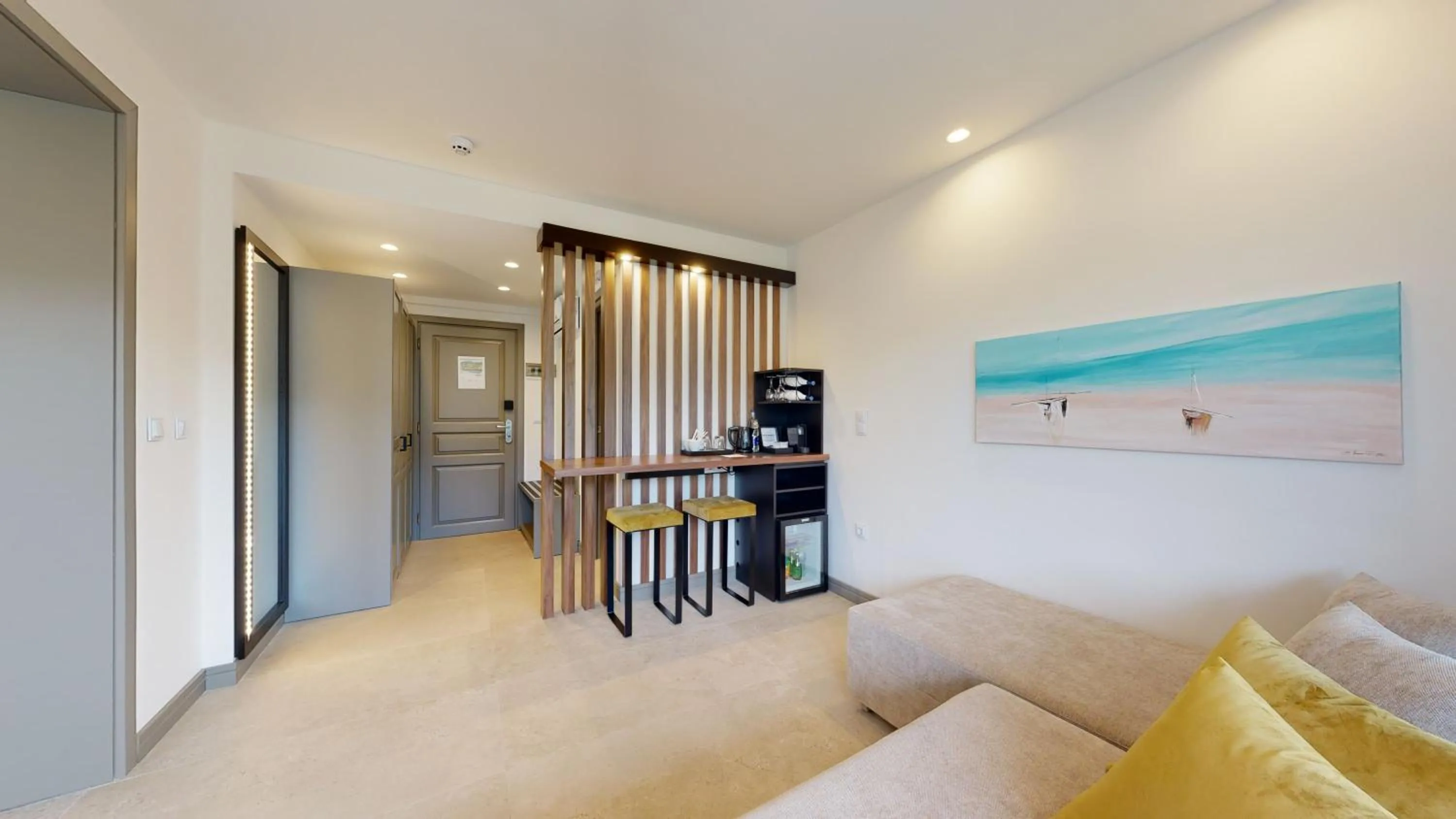 Living room in Acrotel Athena Pallas & Residence