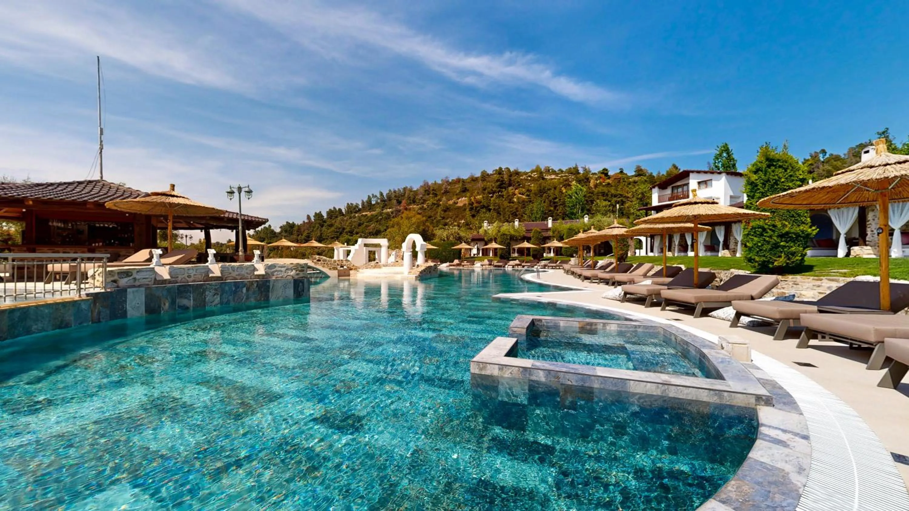 Swimming pool in Acrotel Athena Pallas & Residence