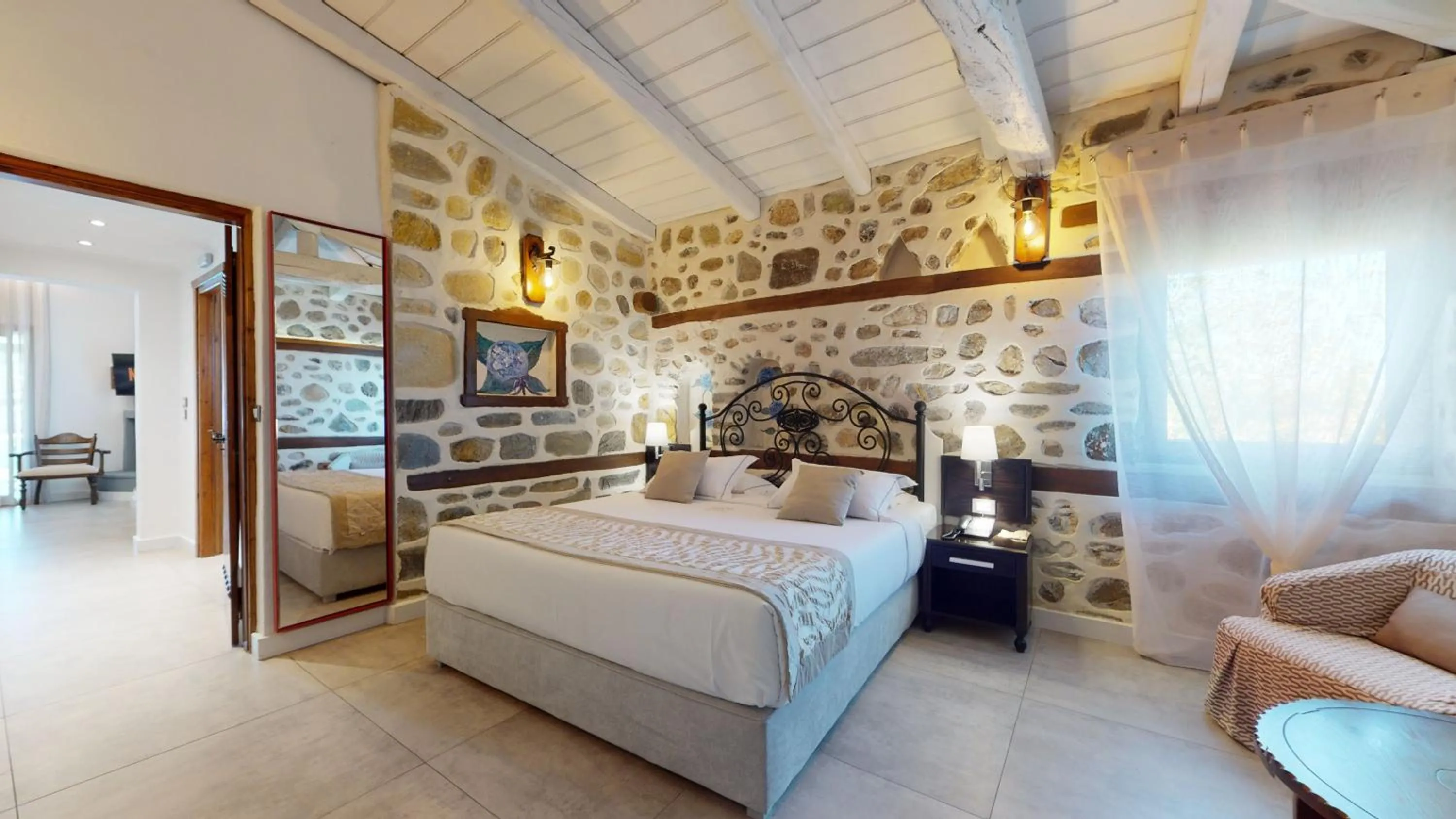 Bed in Acrotel Athena Pallas & Residence