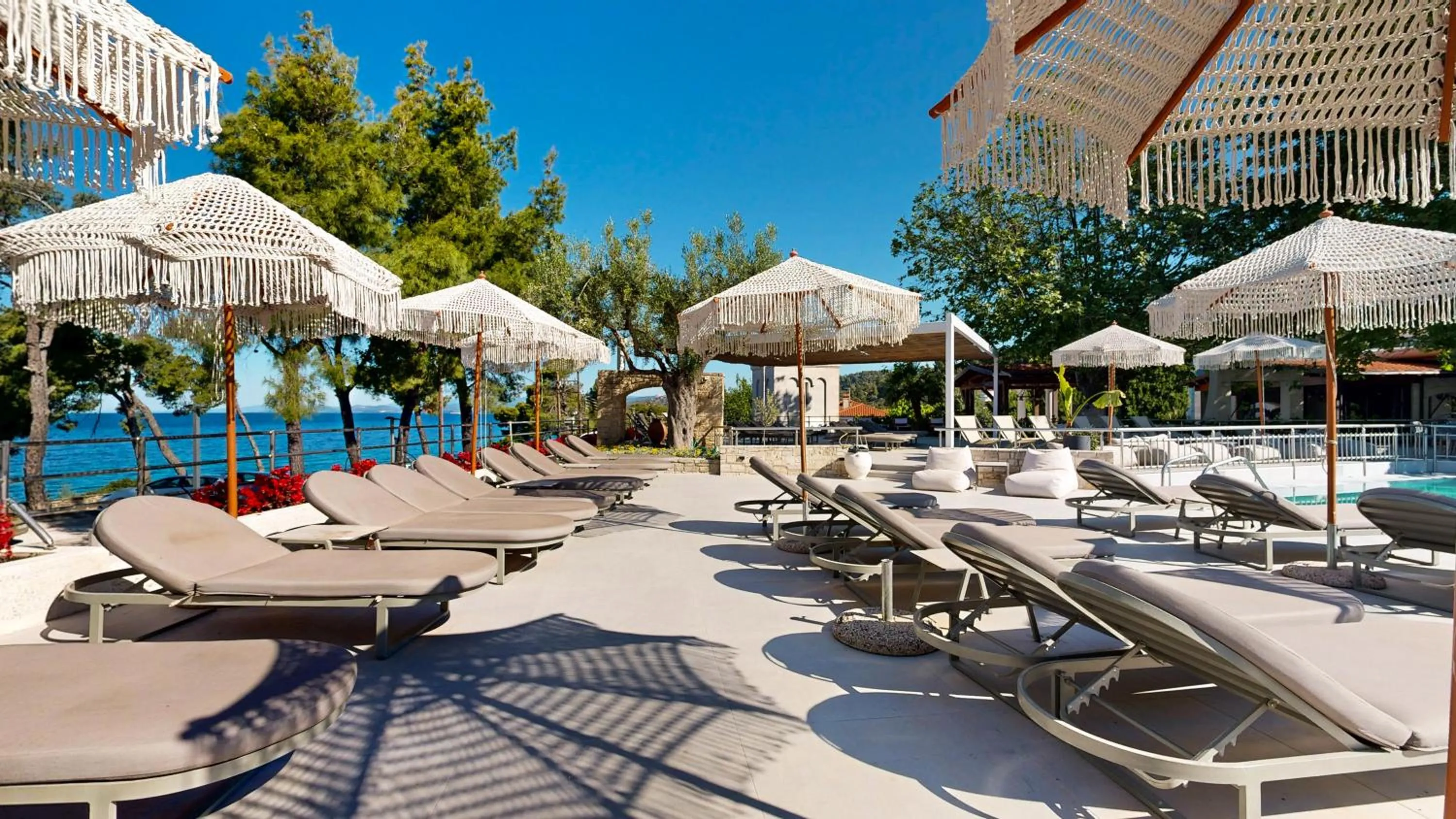 Swimming pool in Acrotel Athena Pallas & Residence