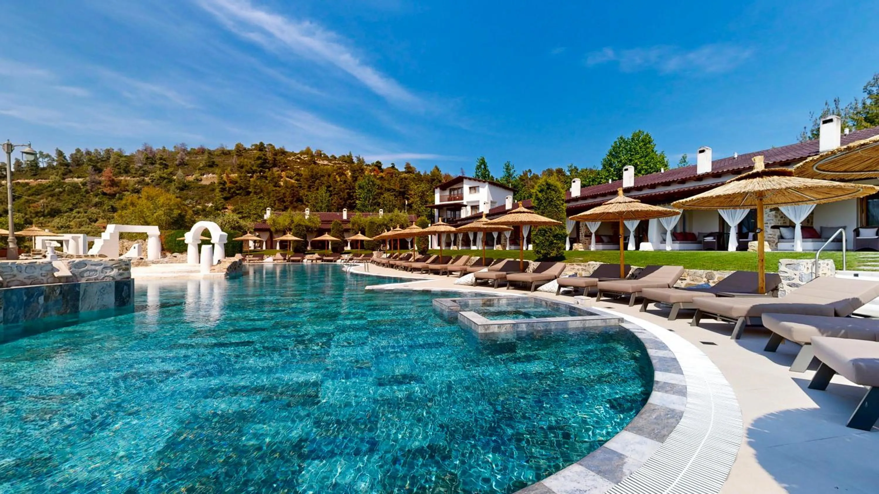 Swimming pool in Acrotel Athena Pallas & Residence