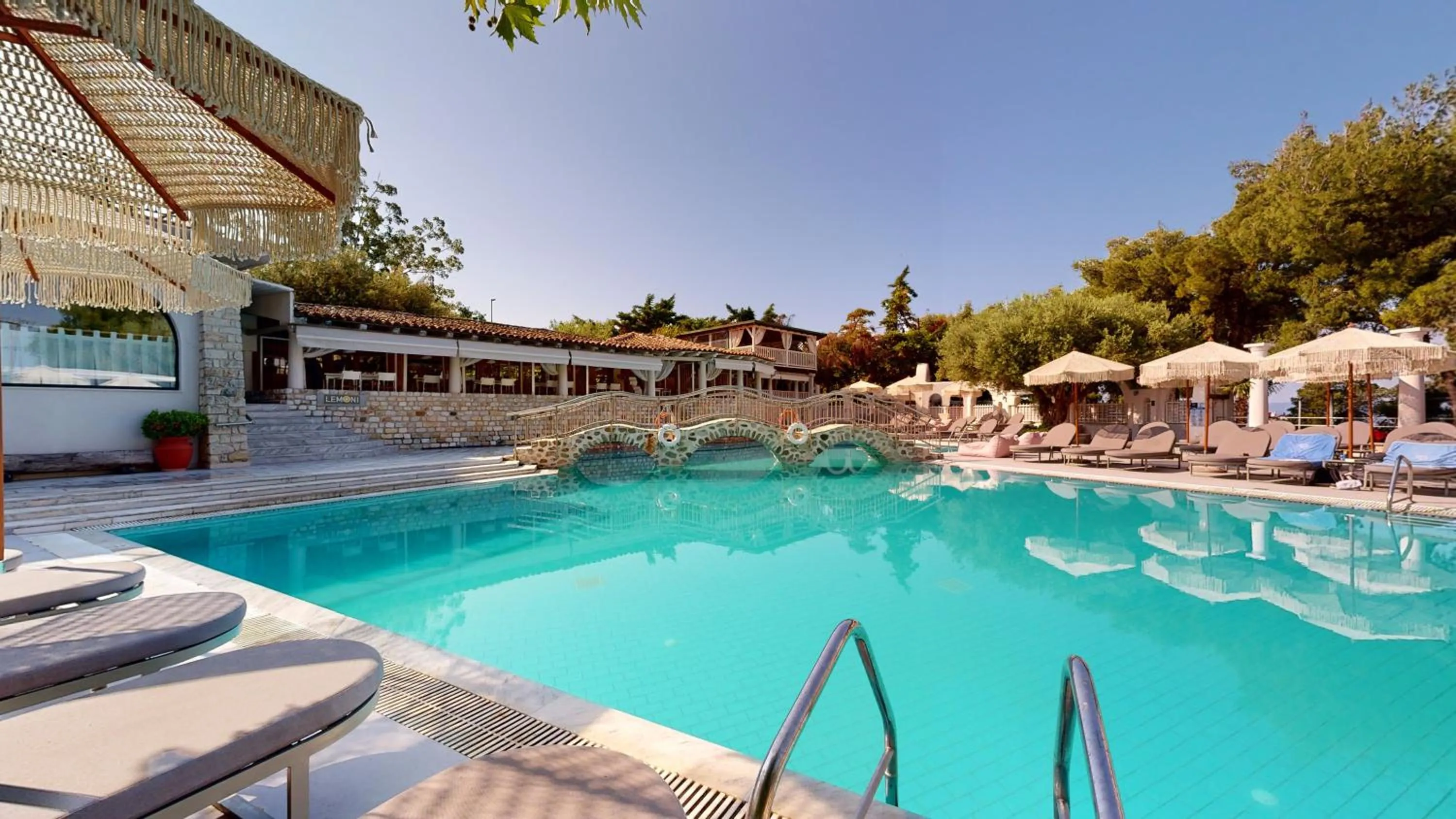 Swimming pool in Acrotel Athena Pallas & Residence