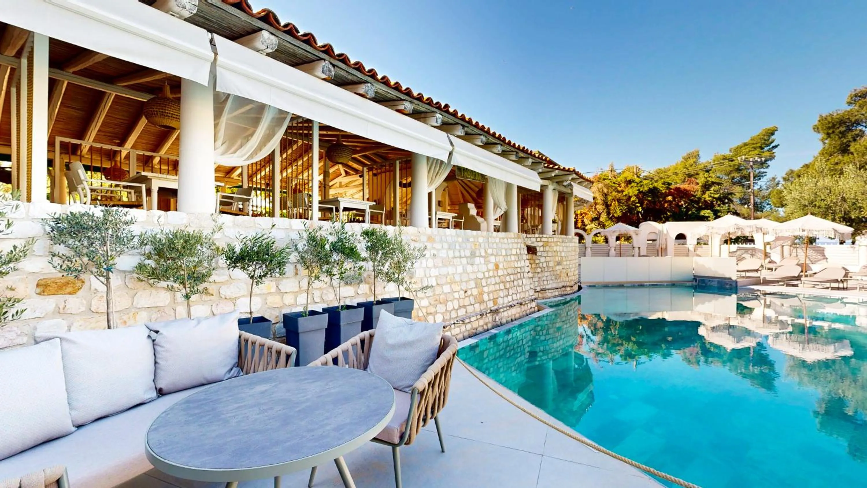 Swimming pool in Acrotel Athena Pallas & Residence