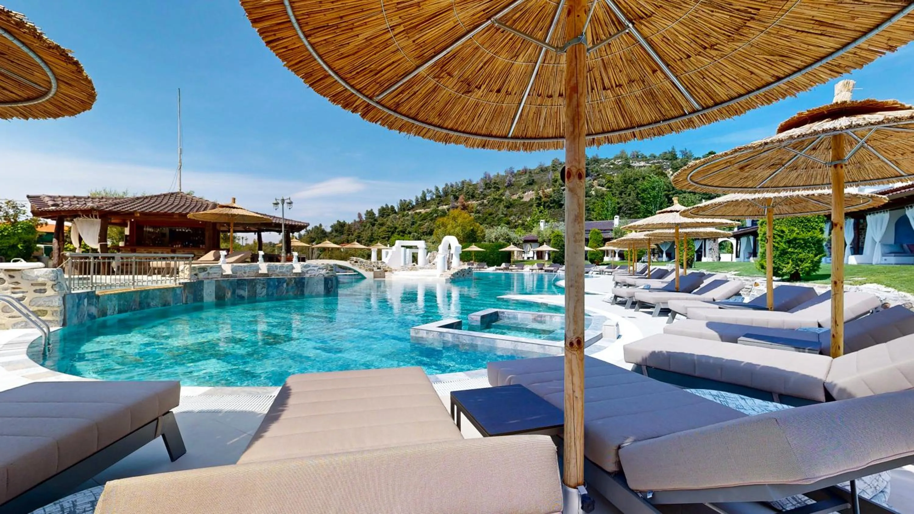 Swimming pool in Acrotel Athena Pallas & Residence