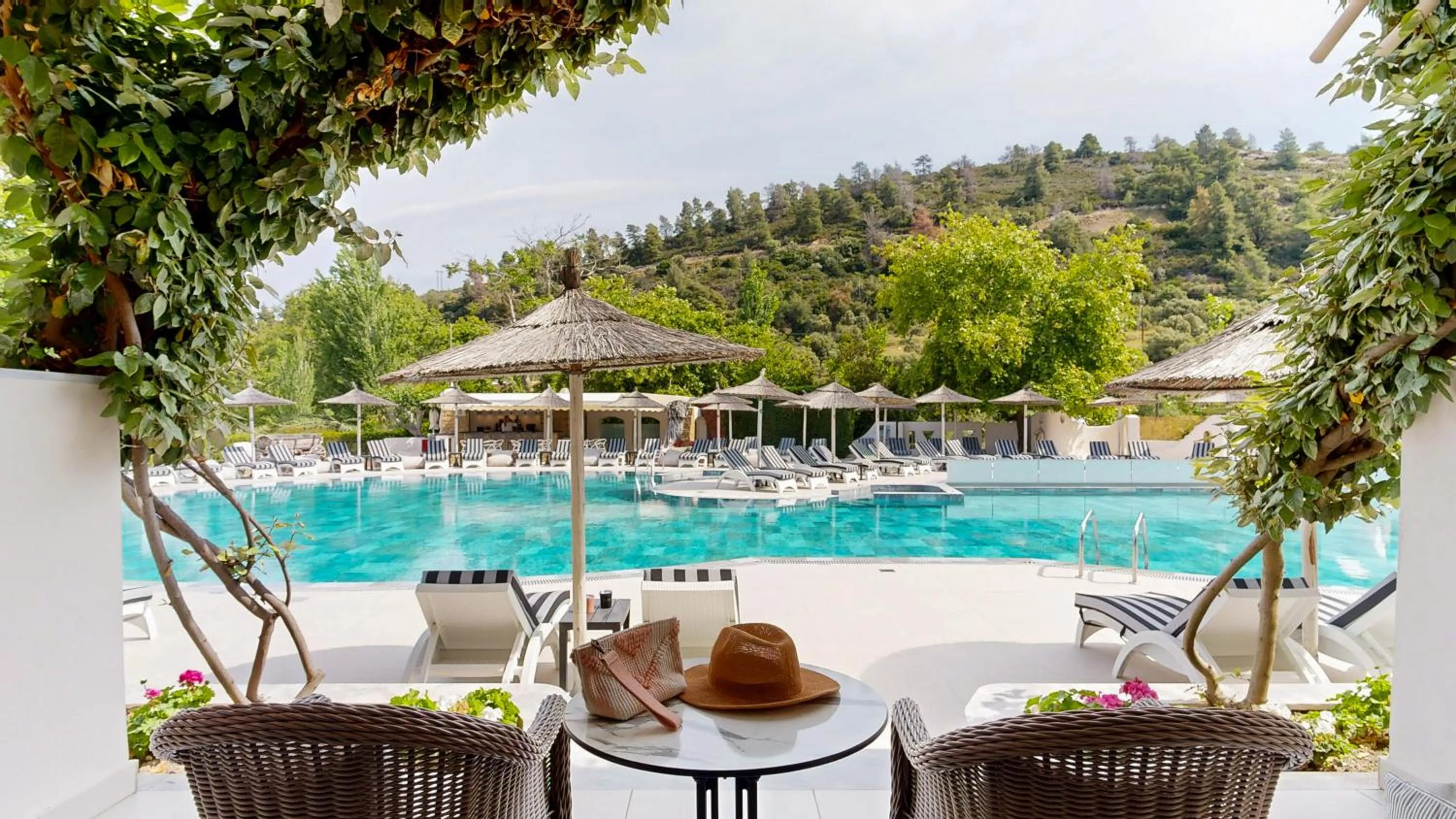 Balcony/Terrace in Acrotel Athena Pallas & Residence