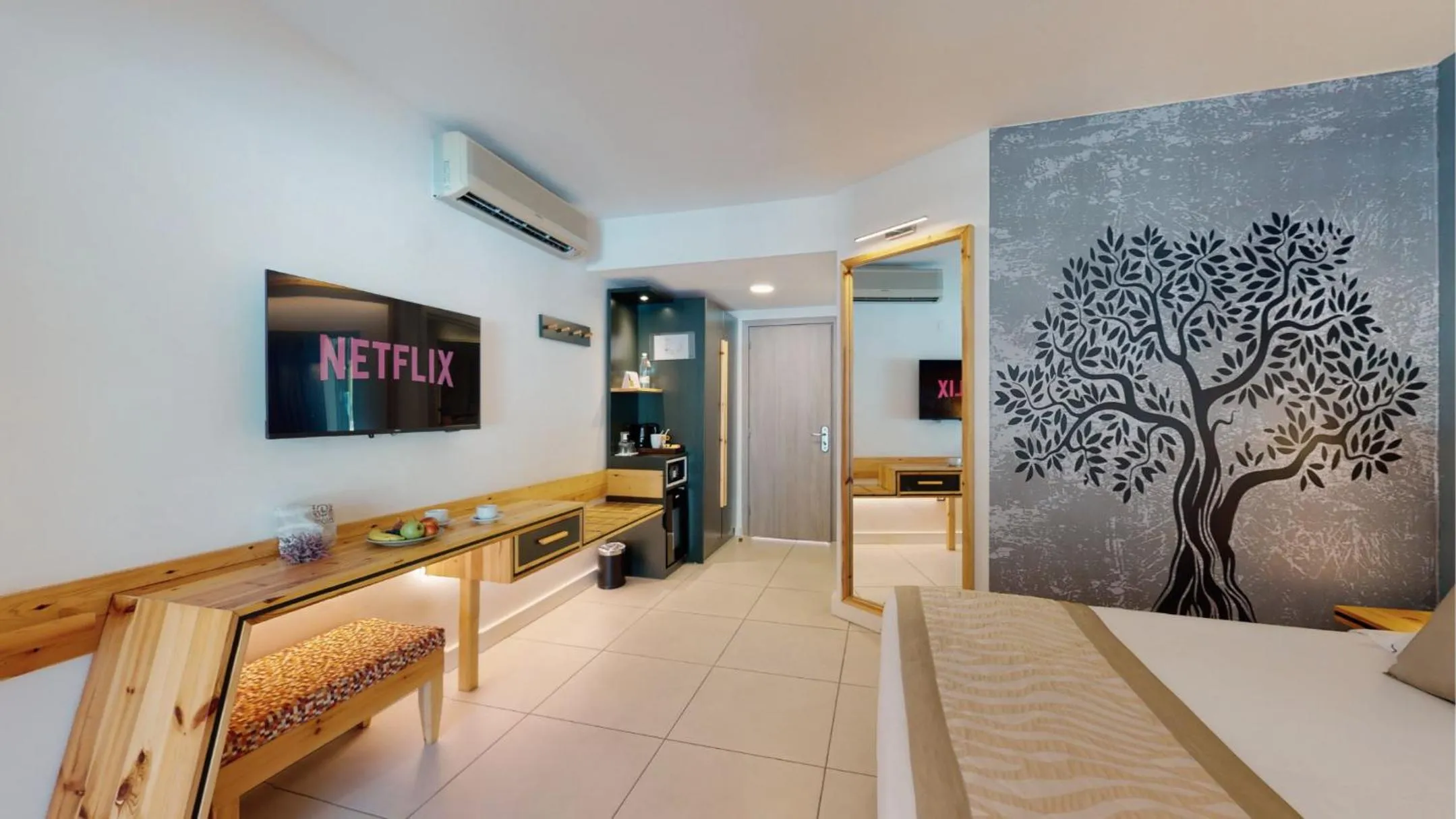 Bedroom, Bed in Acrotel Athena Pallas & Residence