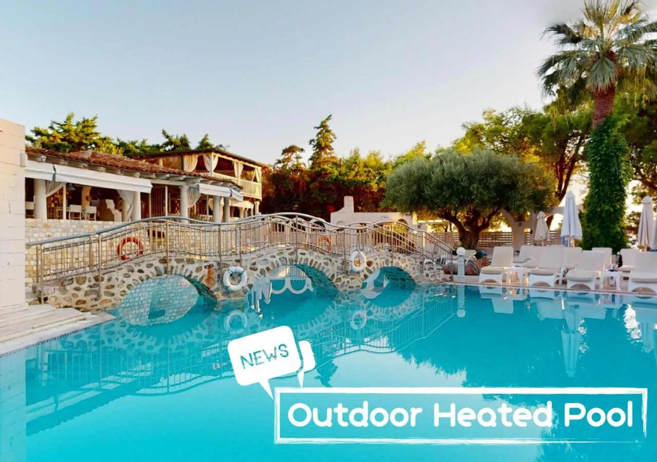 Pool view in Acrotel Athena Pallas & Residence