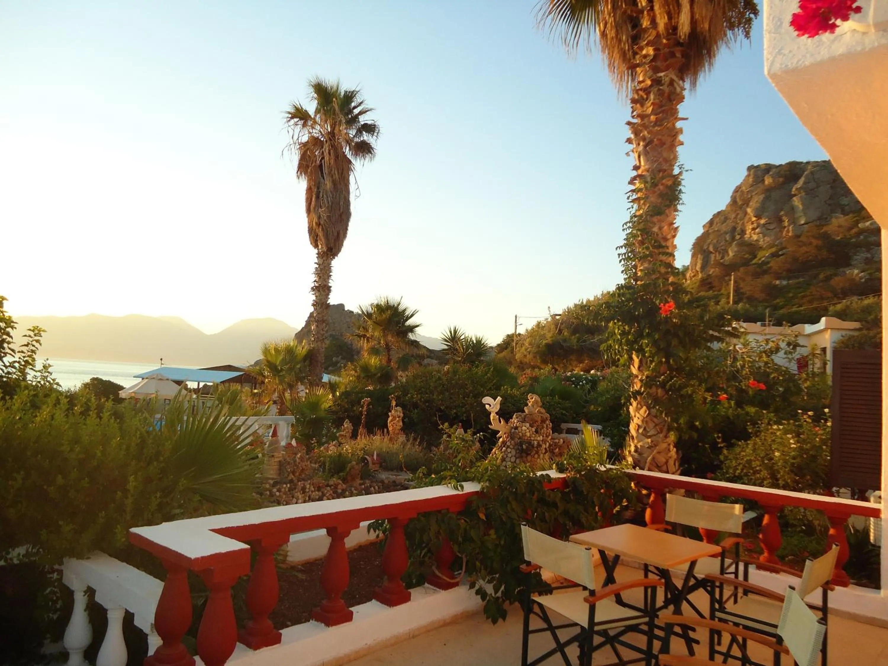 Balcony/Terrace in Vangelis Villas