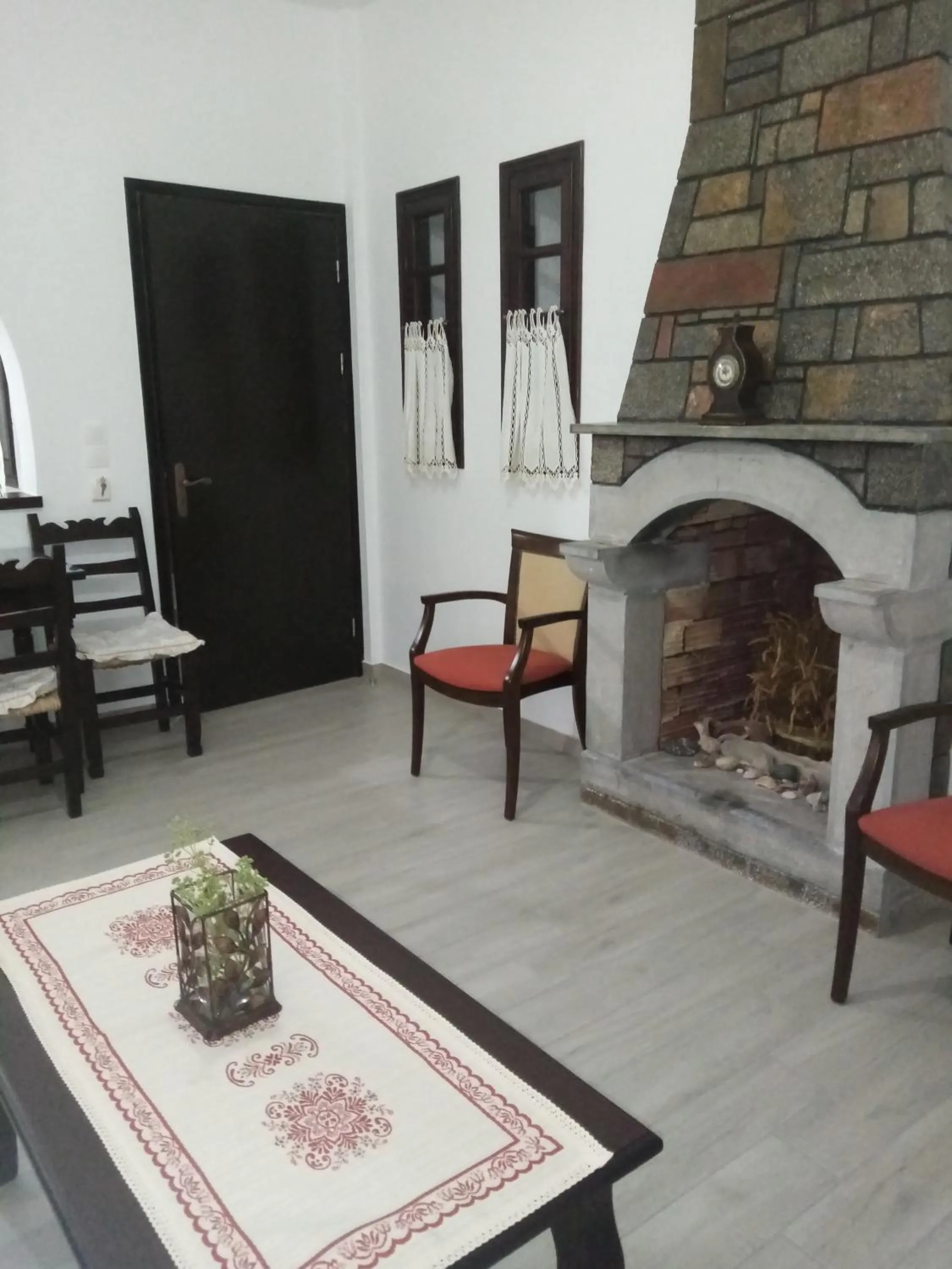 Living room in Vangelis Villas