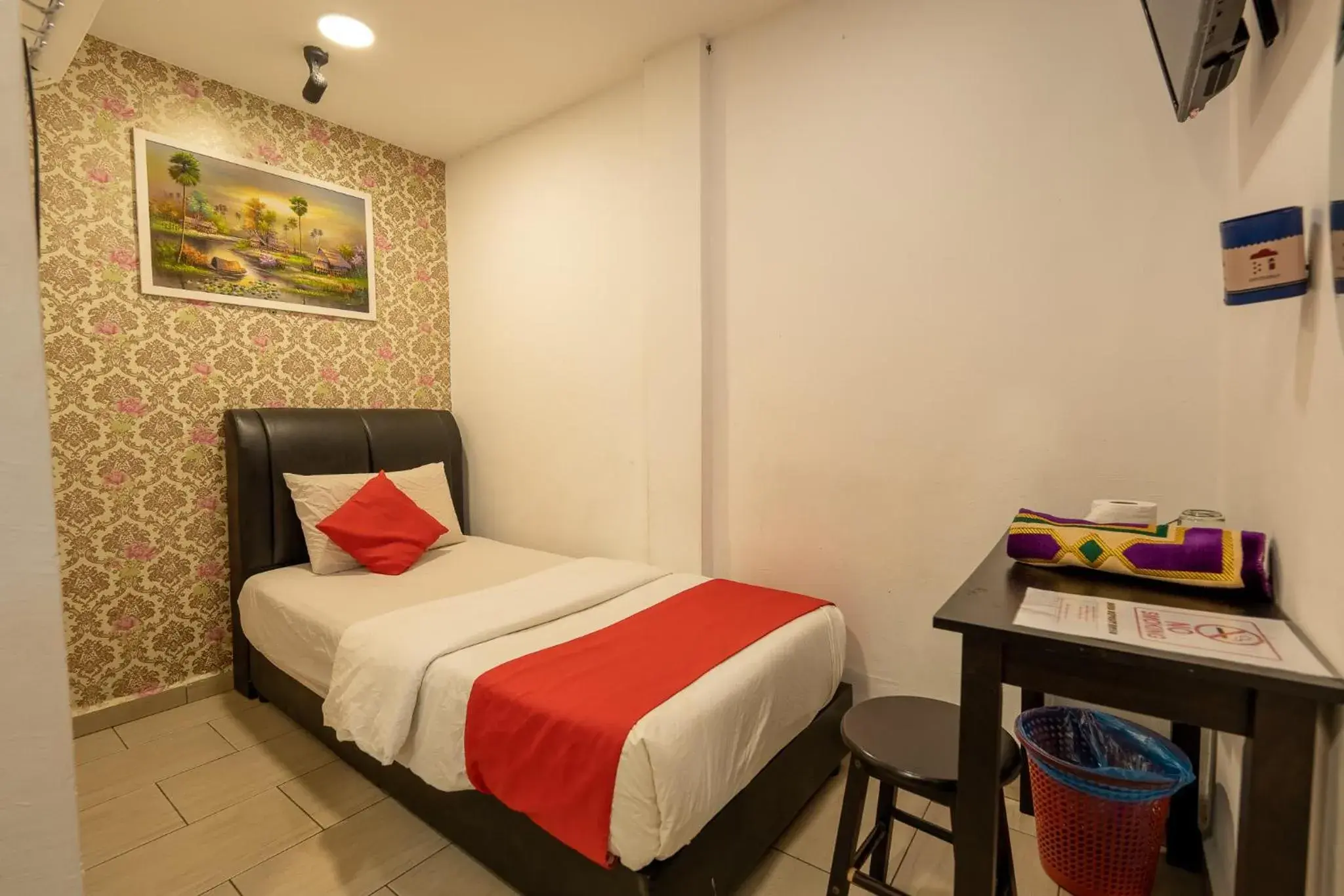 Bed in MRJ Hotel Wakaf Che Yeh 1 Bed in MRJ Hotel Wakaf Che Yeh 1