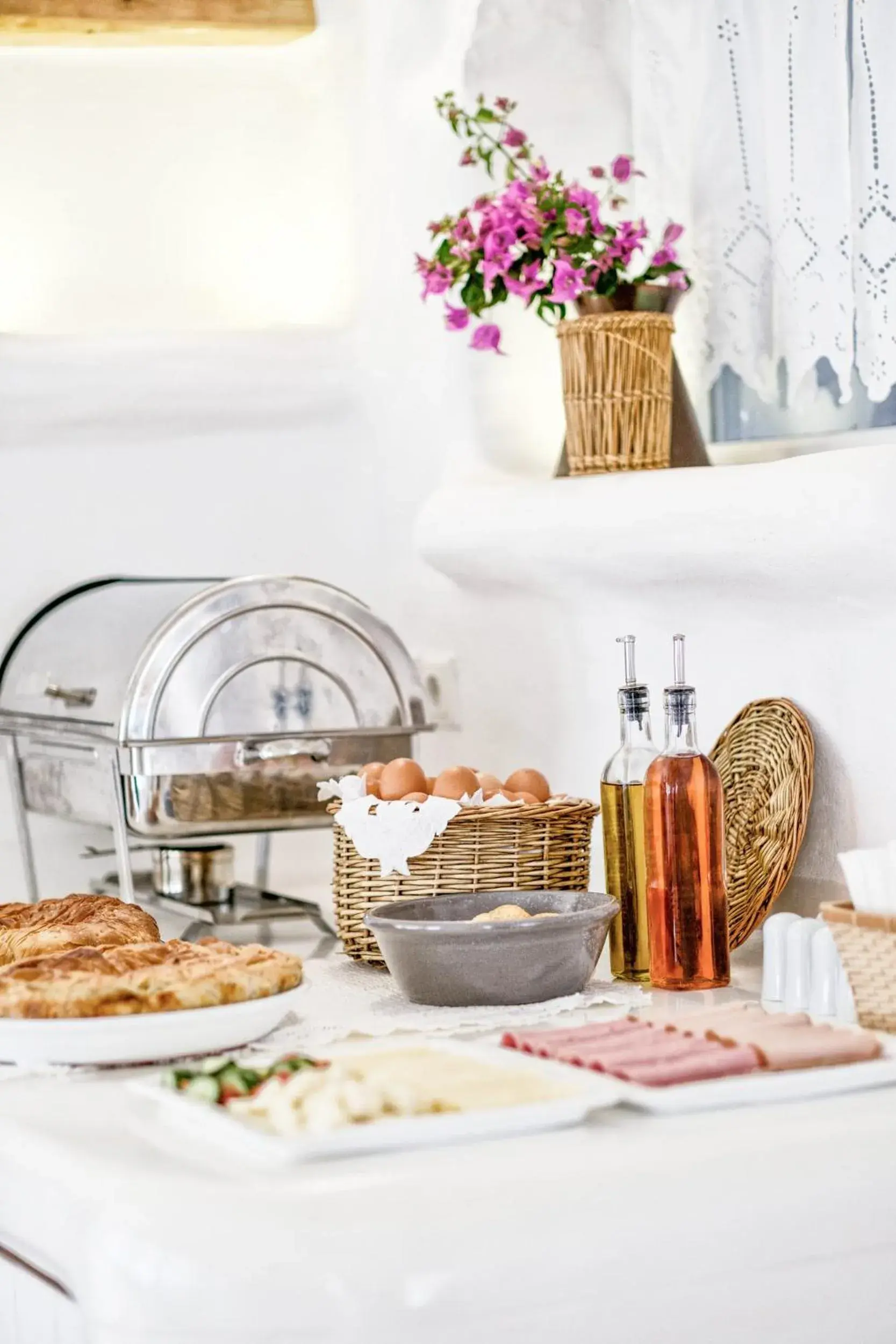 Buffet breakfast in Orkos Beach Hotel Buffet breakfast in Orkos Beach Hotel