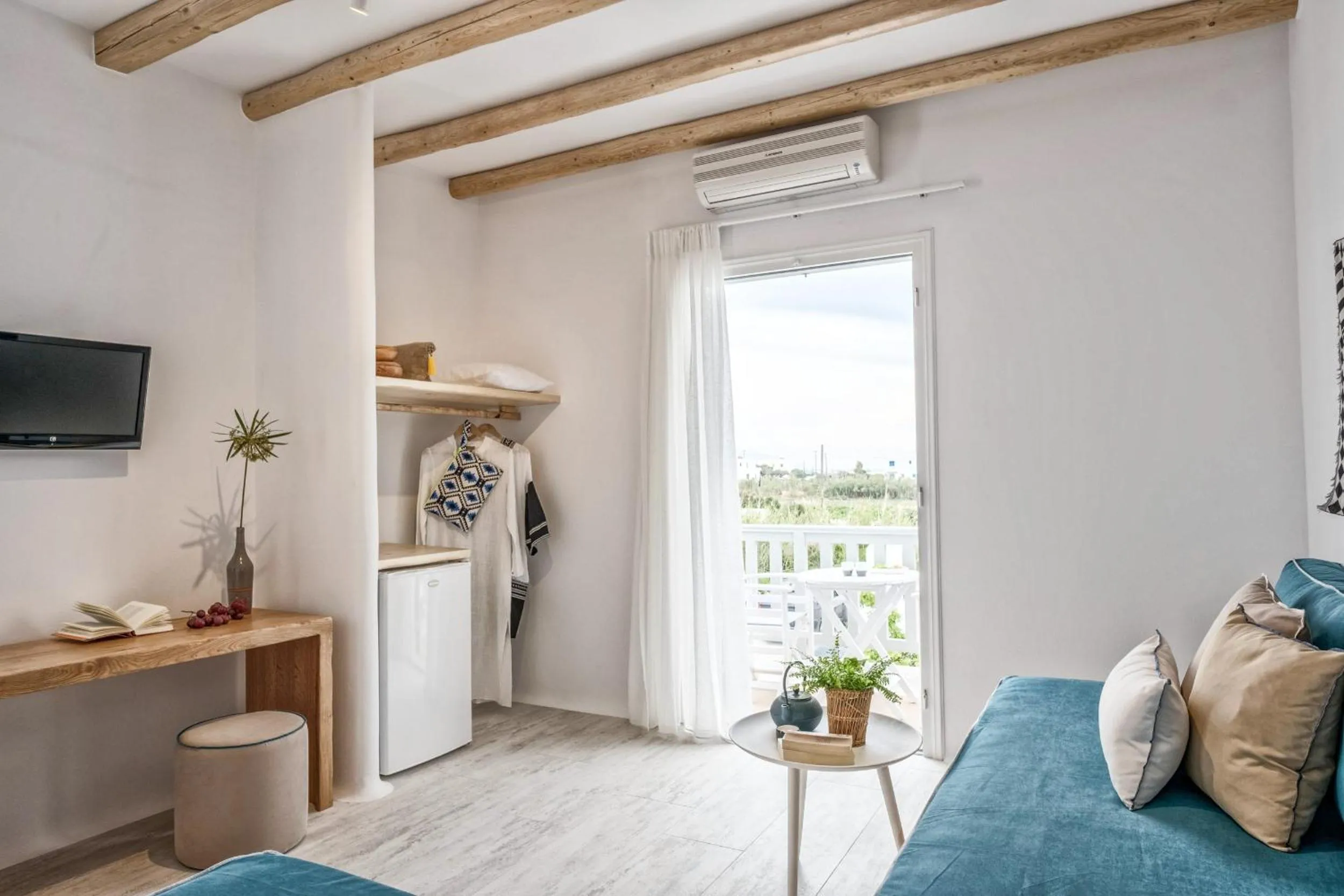 Seating area in Orkos Beach Hotel