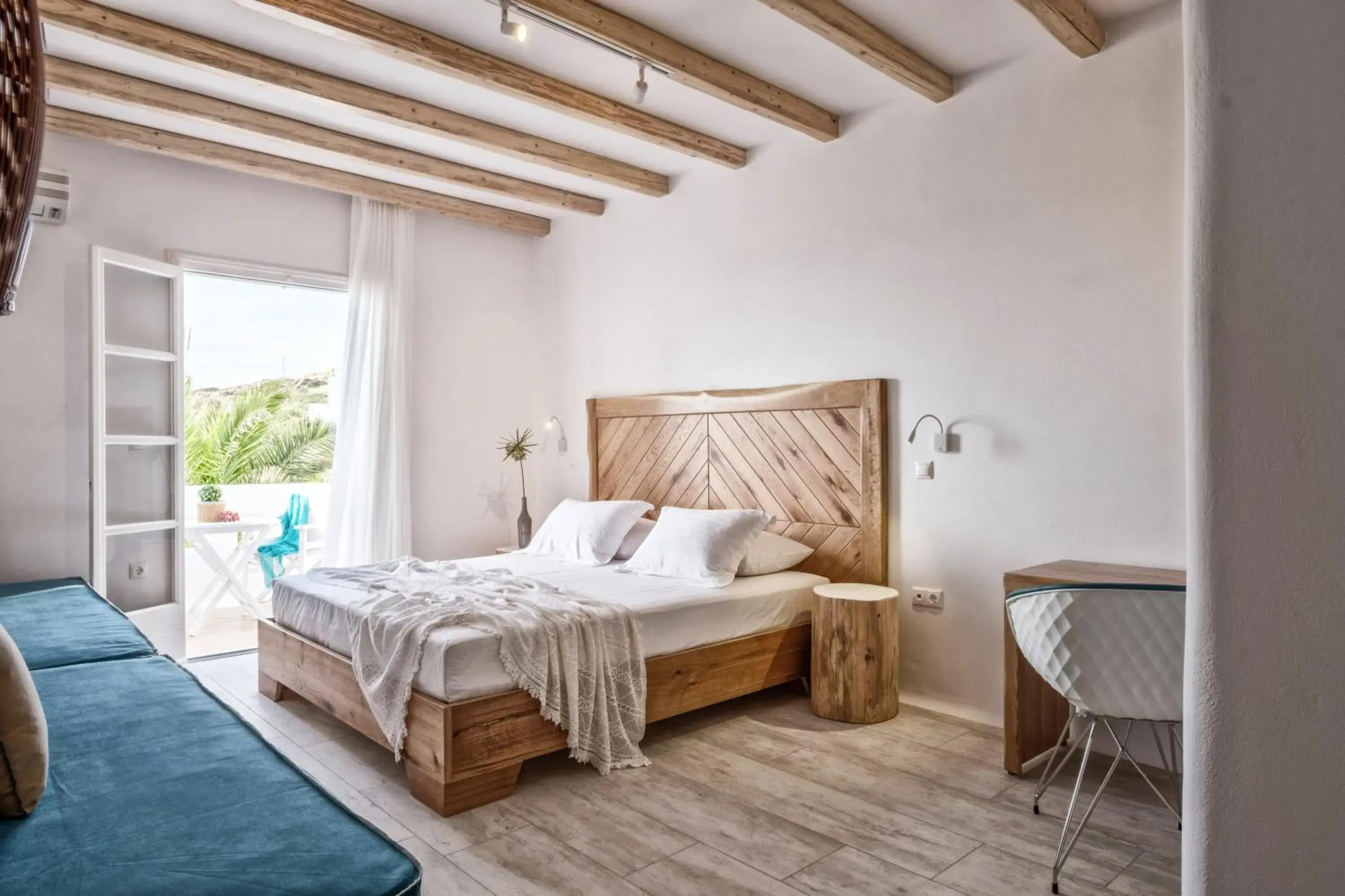 Bed in Orkos Beach Hotel Bed in Orkos Beach Hotel