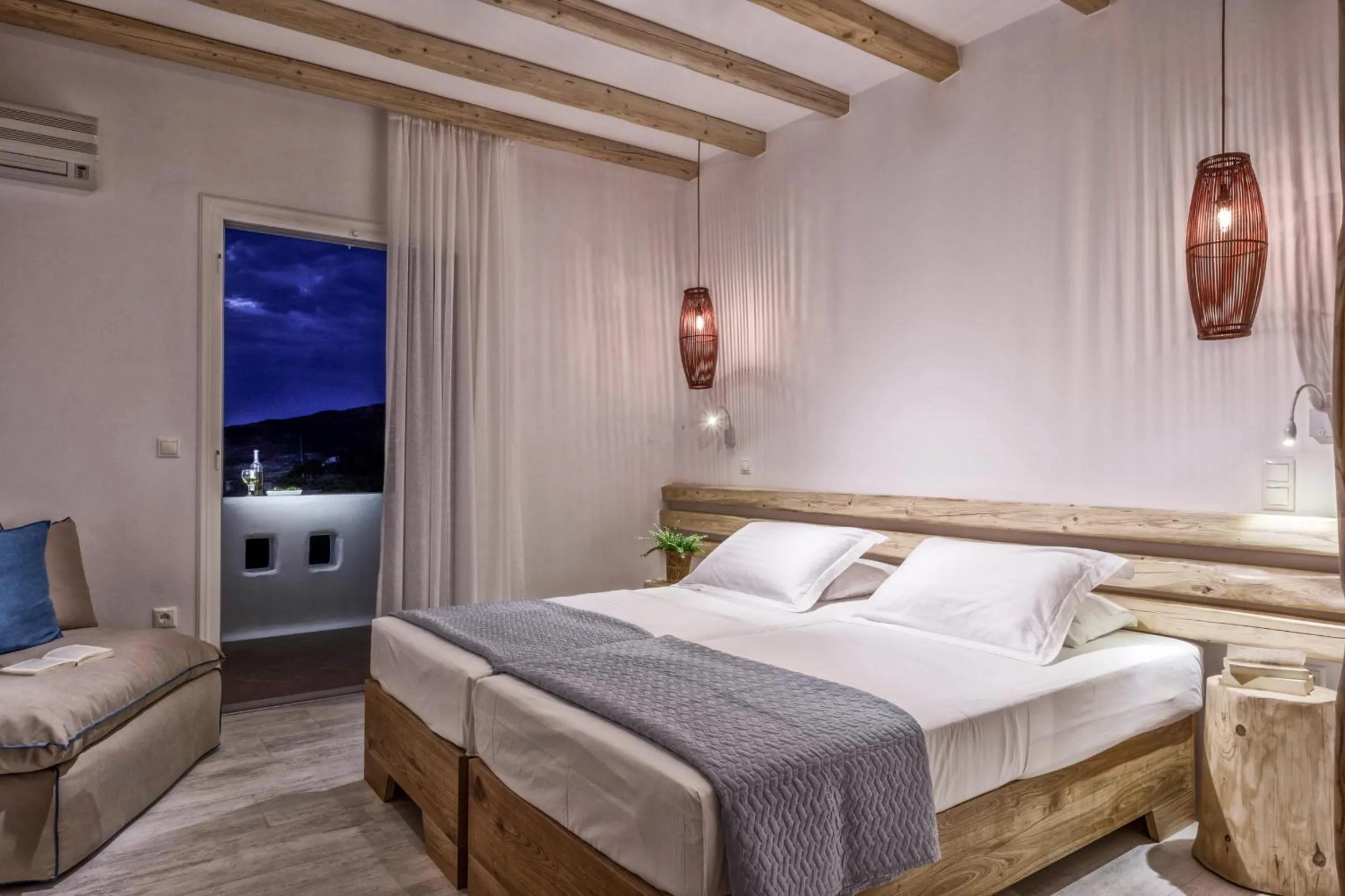 Photo of the whole room, Bed in Orkos Beach Hotel