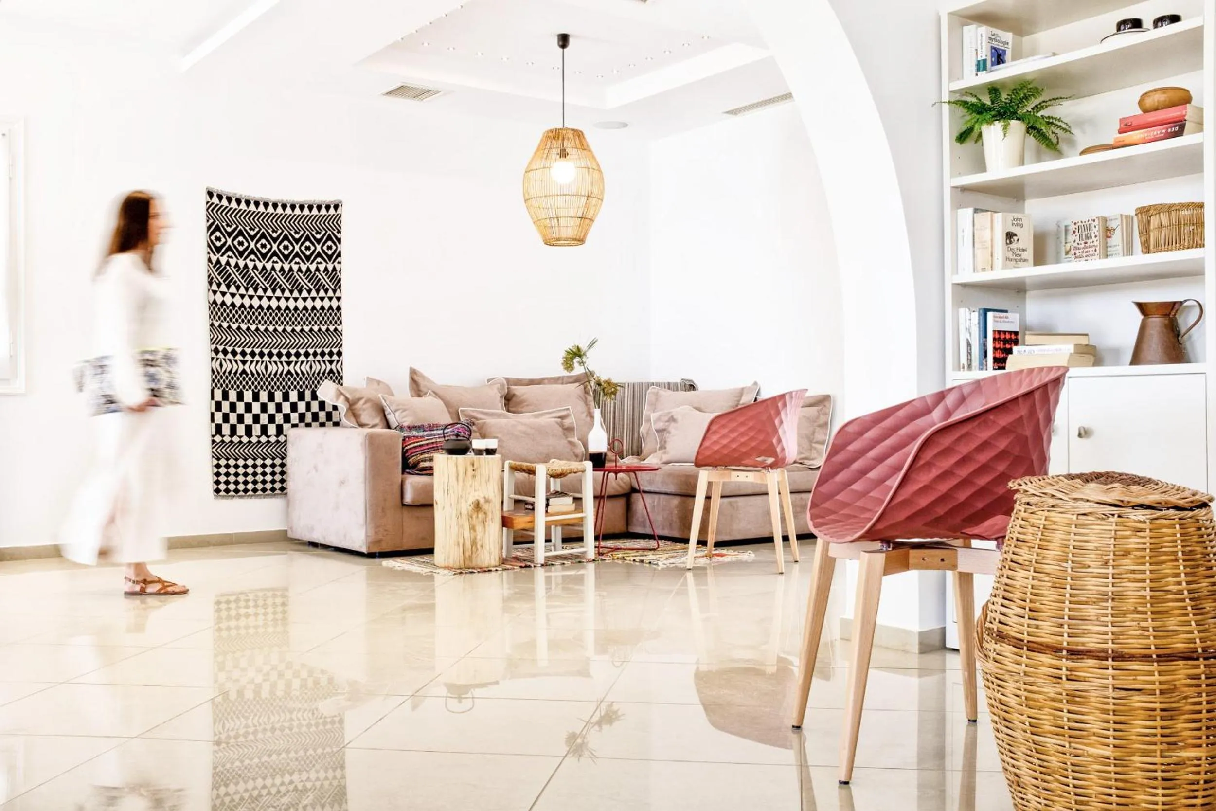 Lobby or reception in Orkos Beach Hotel