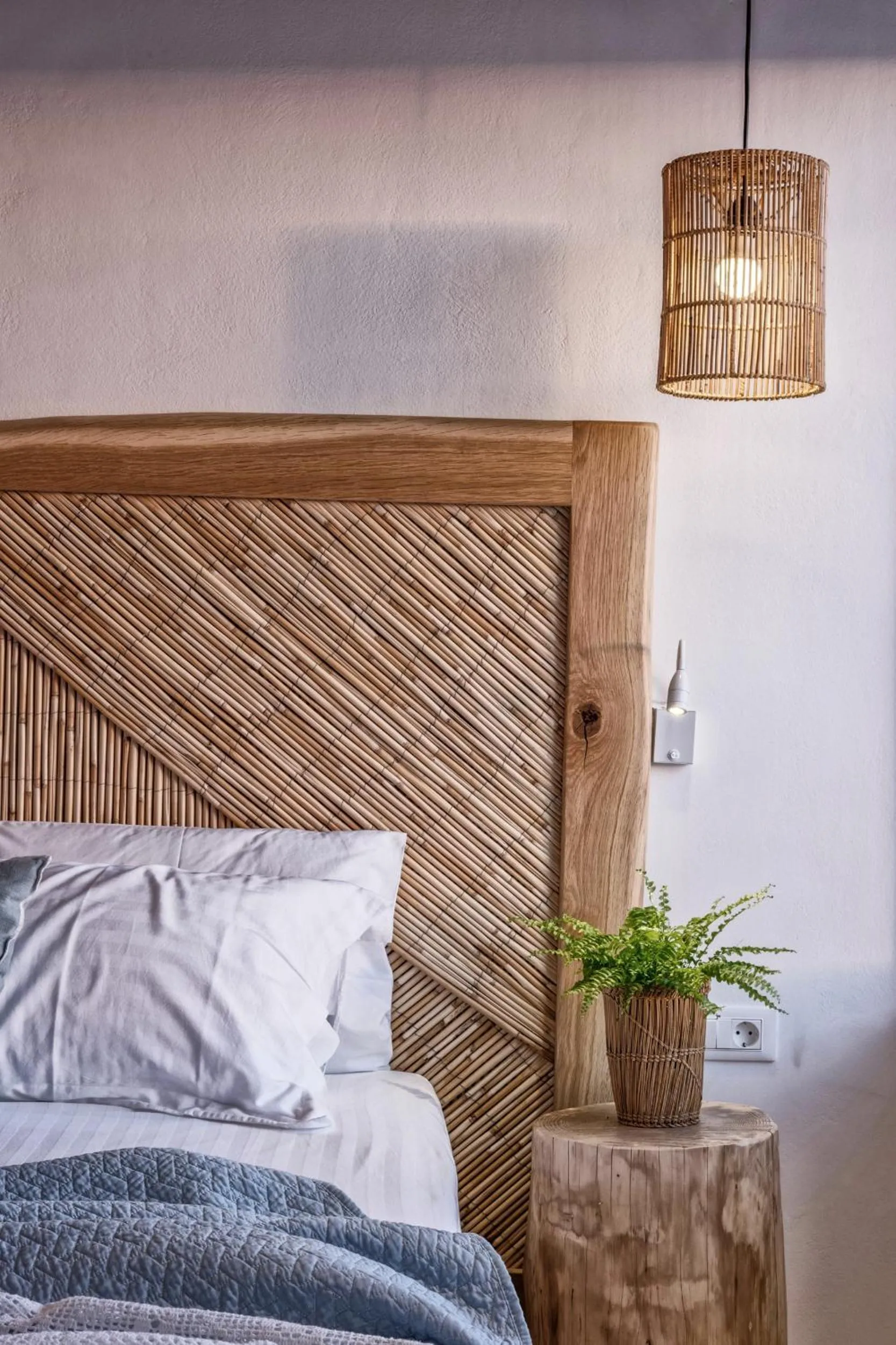 Decorative detail, Bed in Orkos Beach Hotel