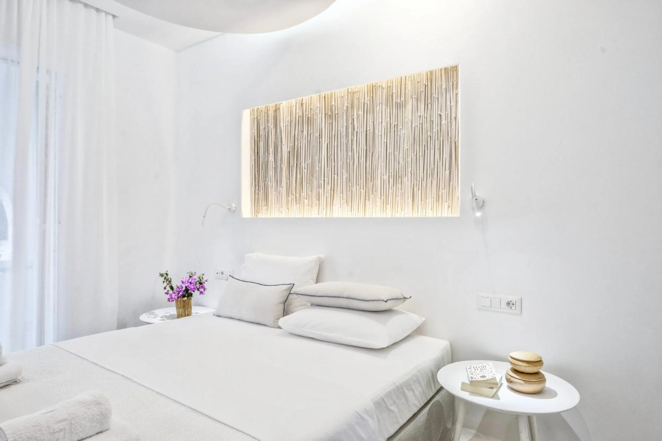 Decorative detail, Bed in Orkos Beach Hotel