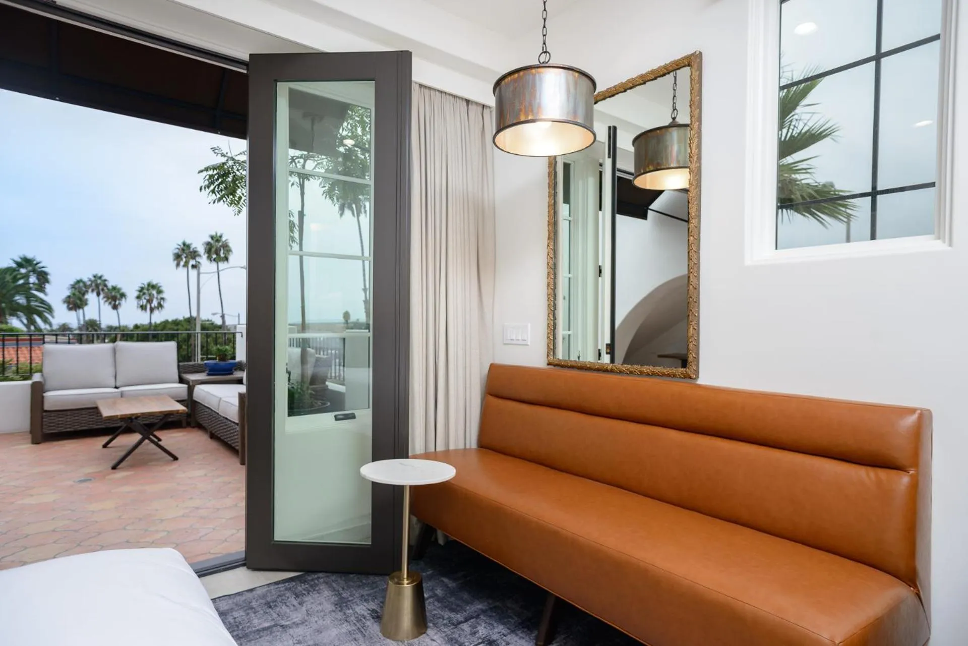 Seating area in North Beach Villa