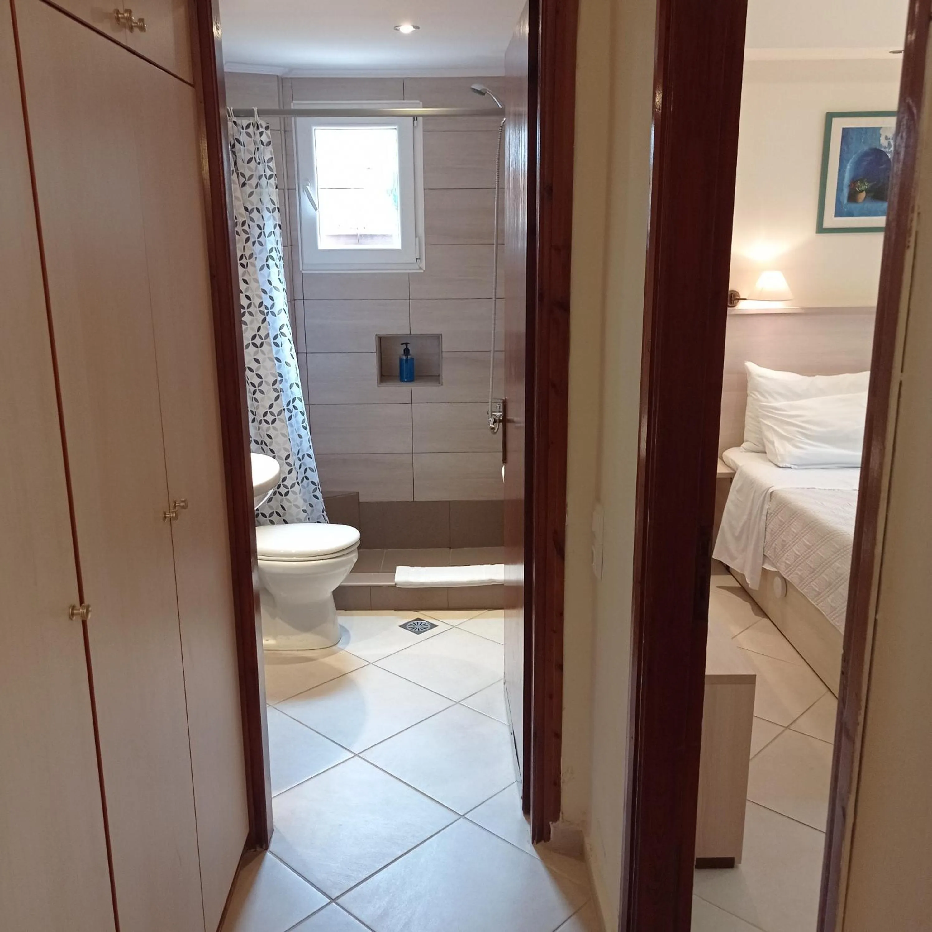 Toilet, Bed in Alexandros Studios