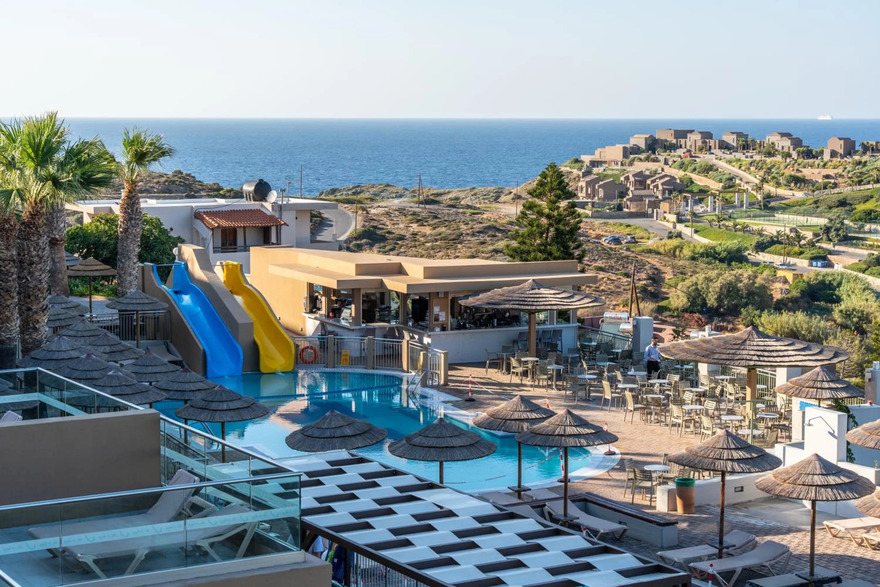 Pool view in Blue Bay Resort Hotel