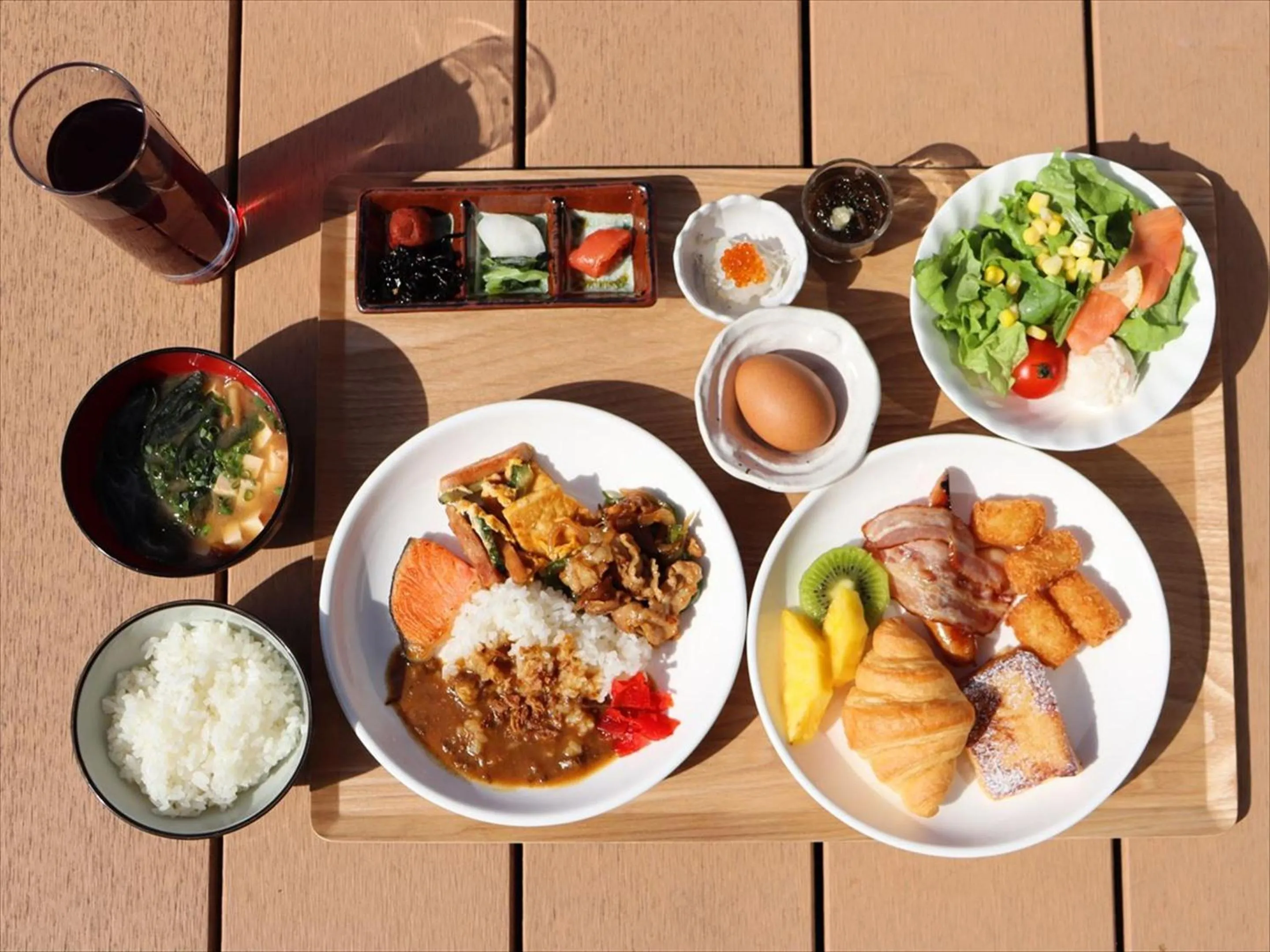 Breakfast in Miyako Daiichi Hotel