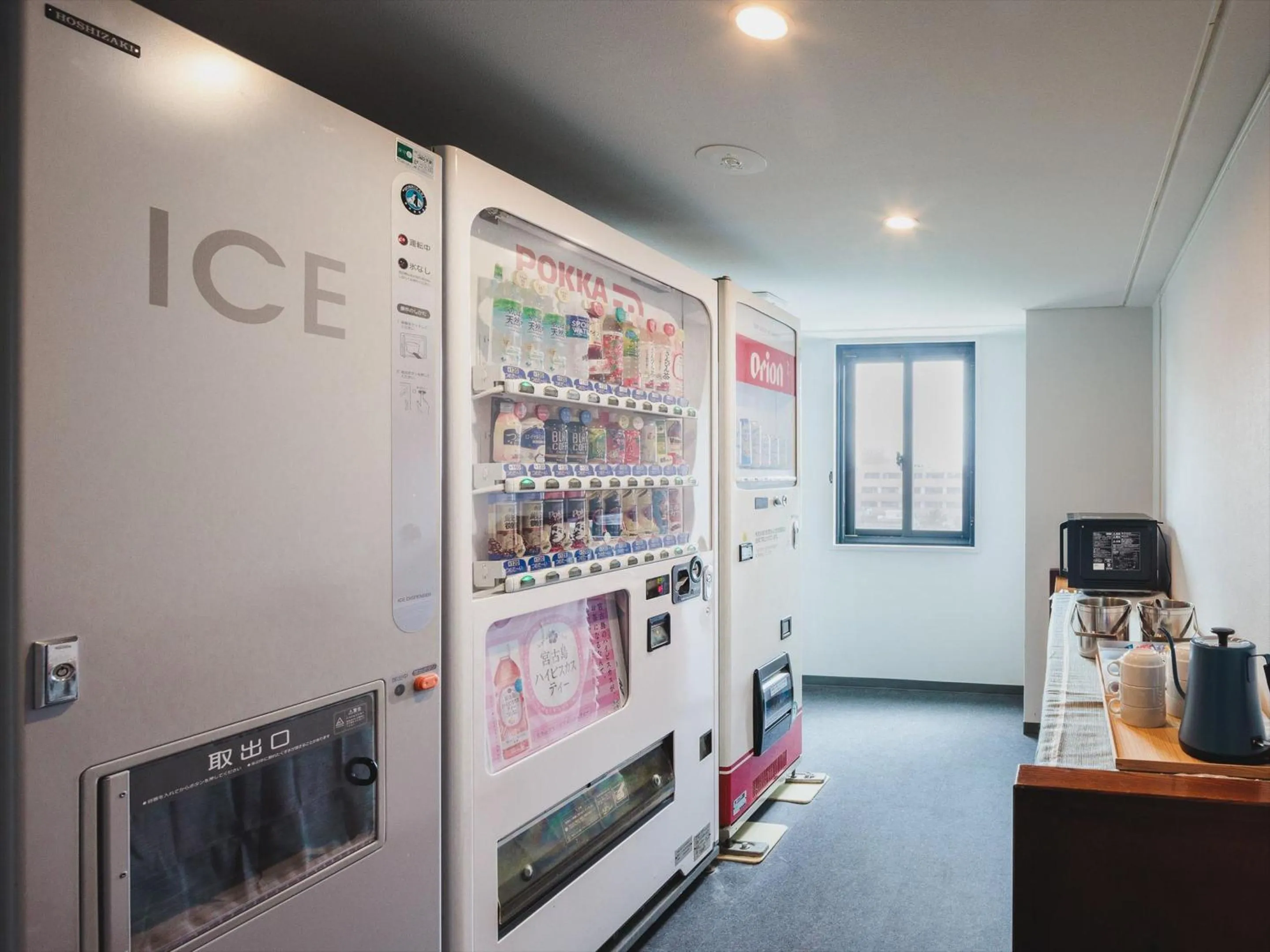 vending machine in Miyako Daiichi Hotel