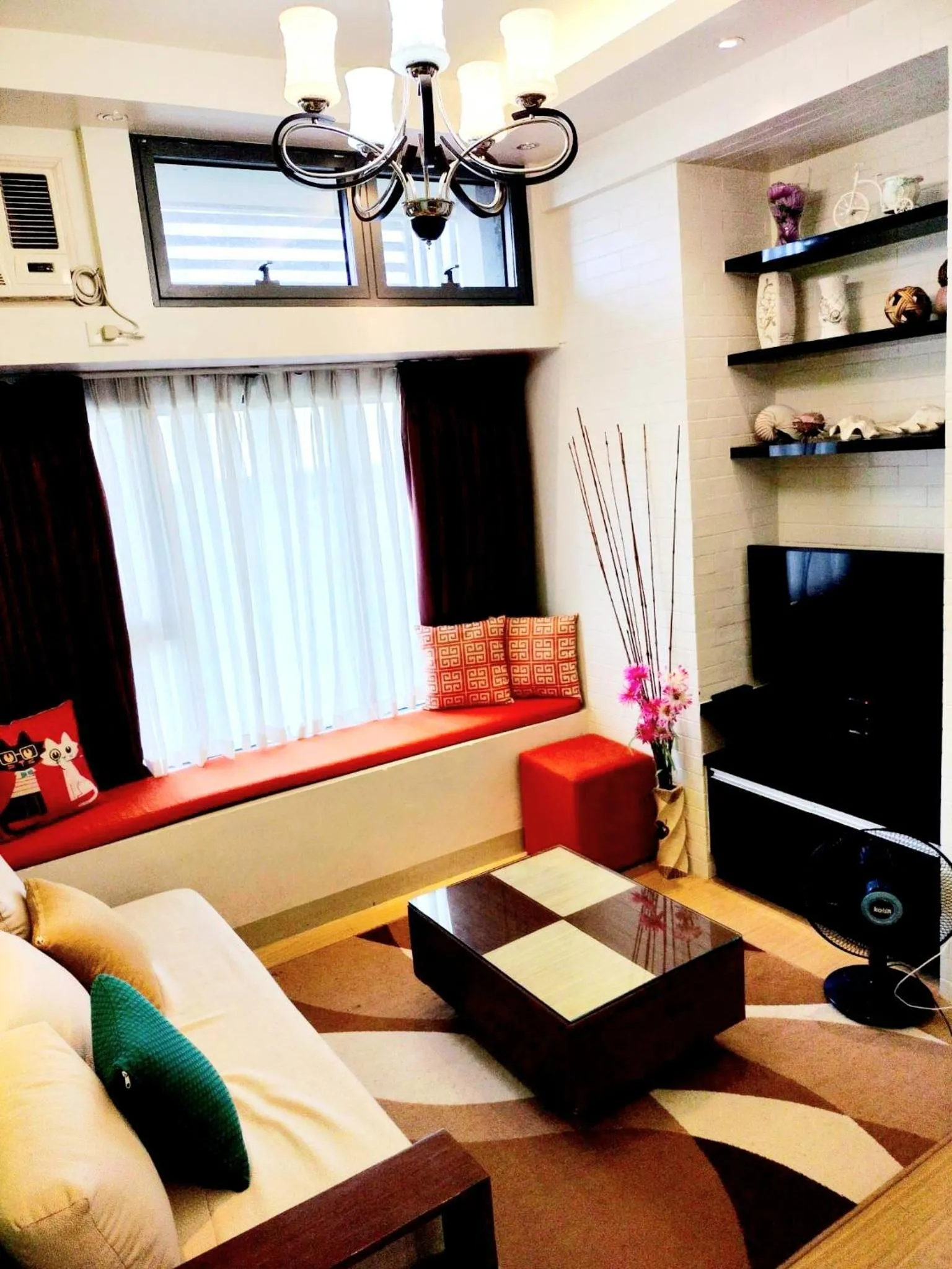 TV and multimedia in The Levels 2BR Condo Fully Interior Cosmo Living