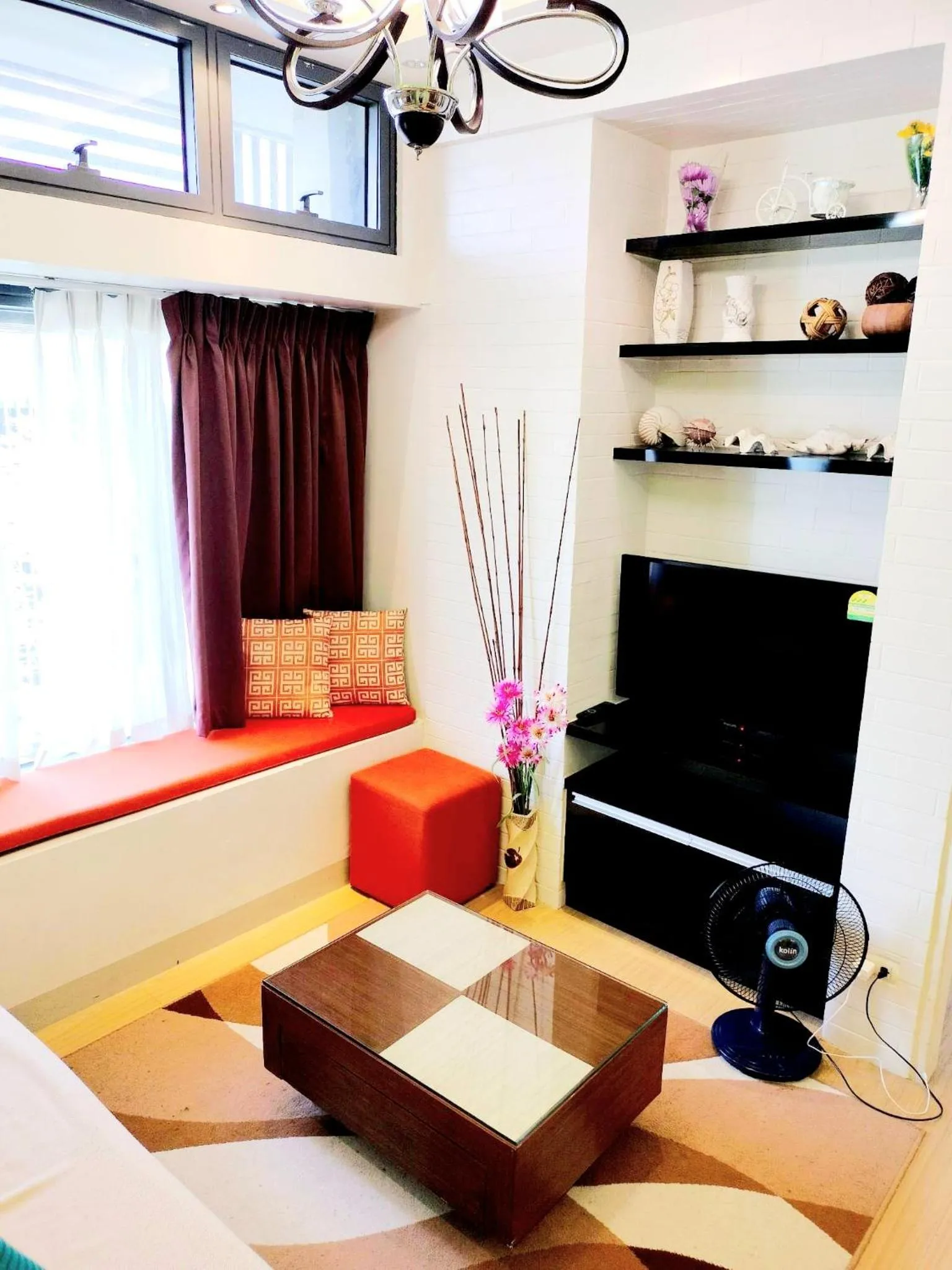 TV and multimedia in The Levels 2BR Condo Fully Interior Cosmo Living