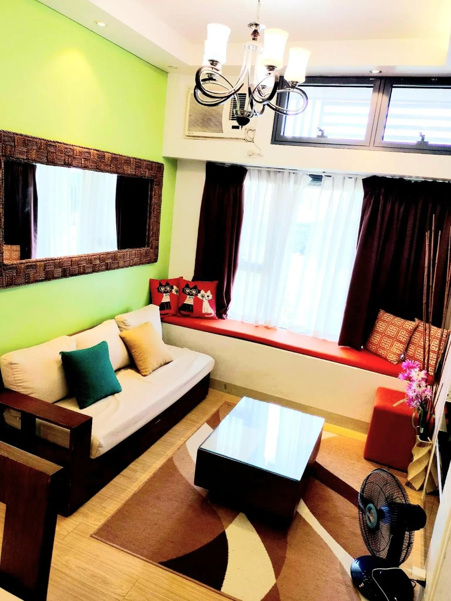 Living room, Bed in The Levels 2BR Condo Fully Interior Cosmo Living