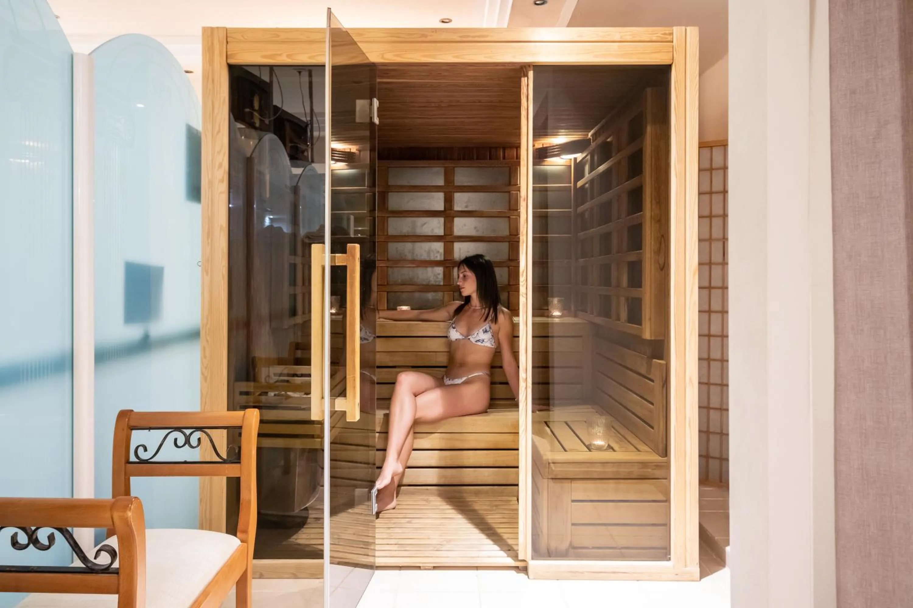 Sauna in Secret Paradise Hotel & Spa