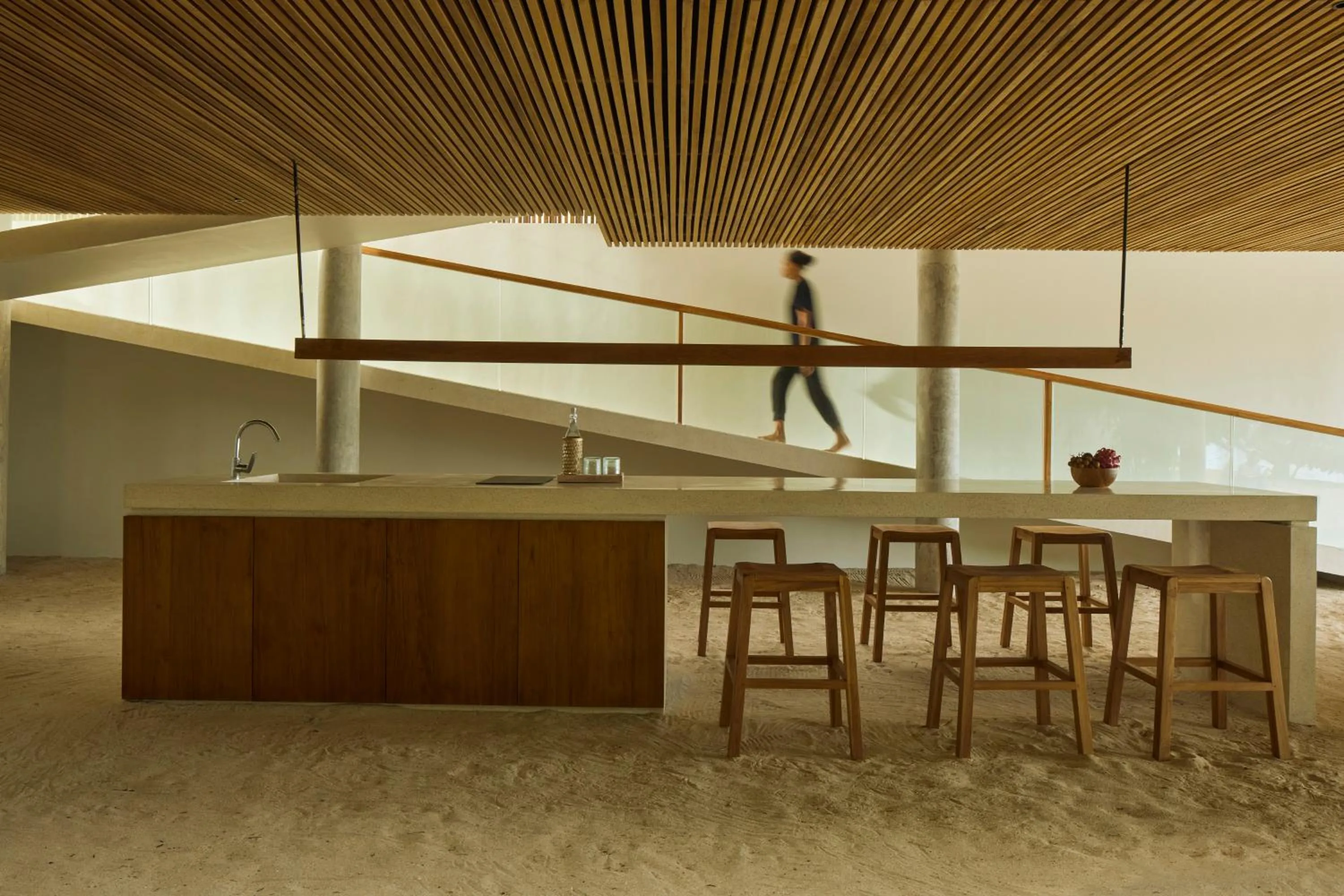 Dining area in Innit Lombok