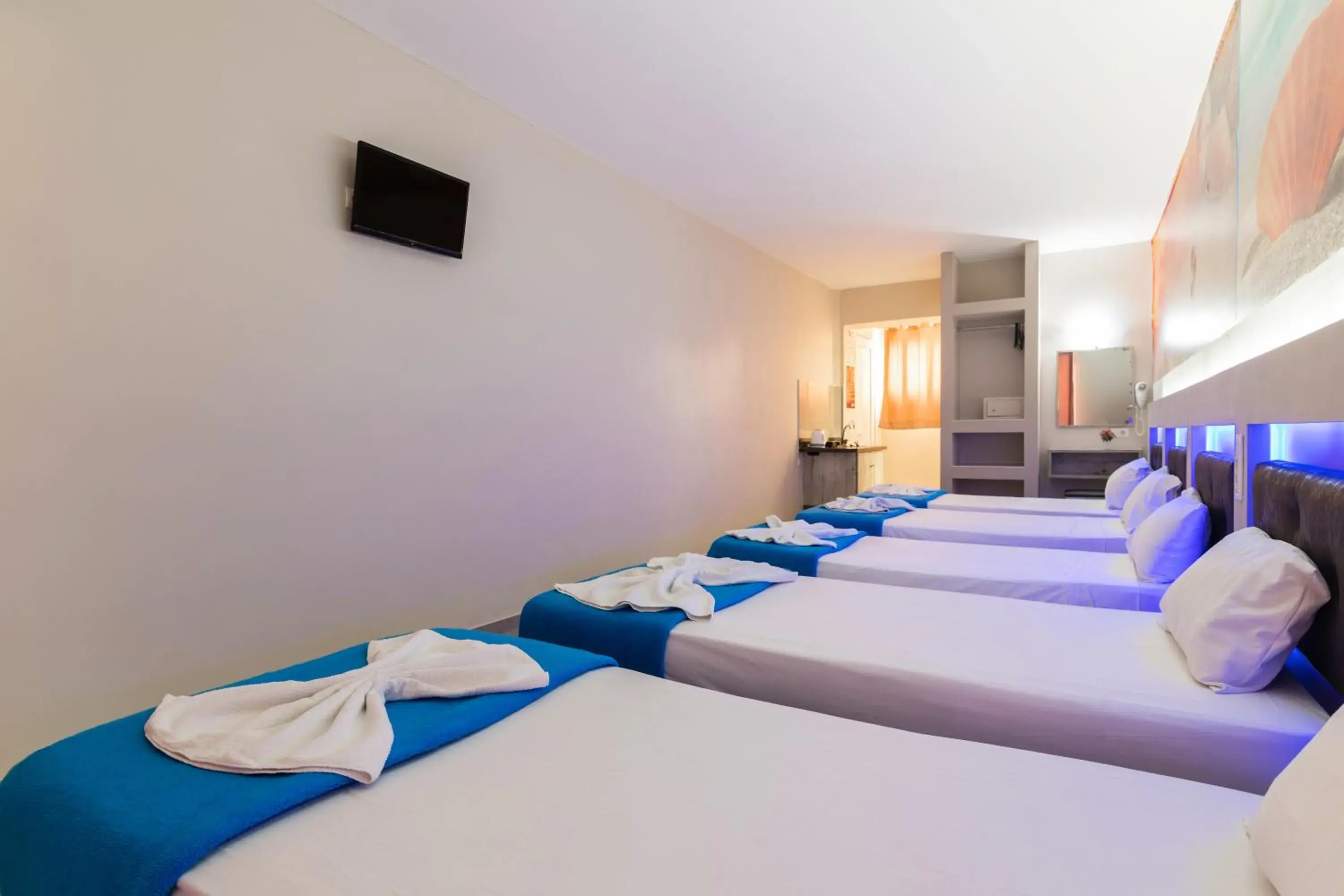 Bed in Savvas Hotel Bed in Savvas Hotel