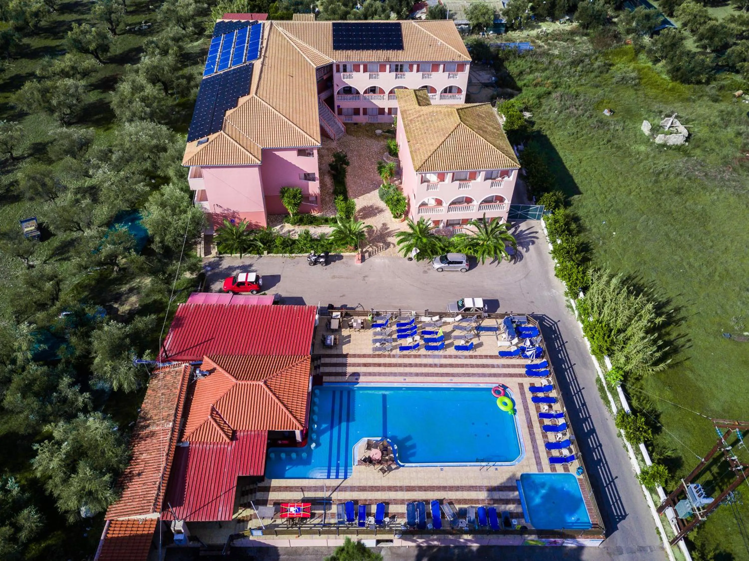 Bird's eye view in Savvas Hotel