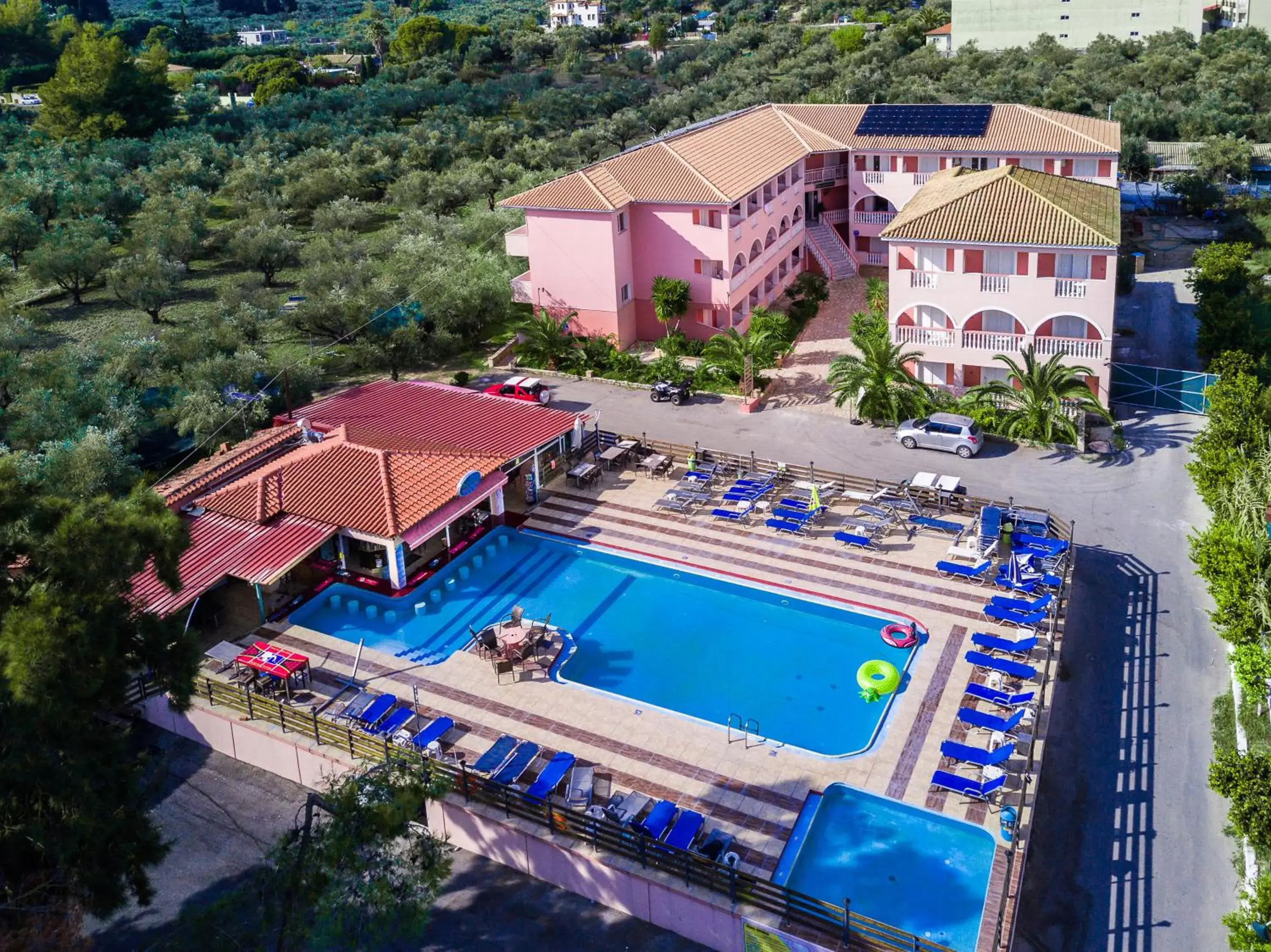 Bird's eye view in Savvas Hotel Bird's eye view in Savvas Hotel