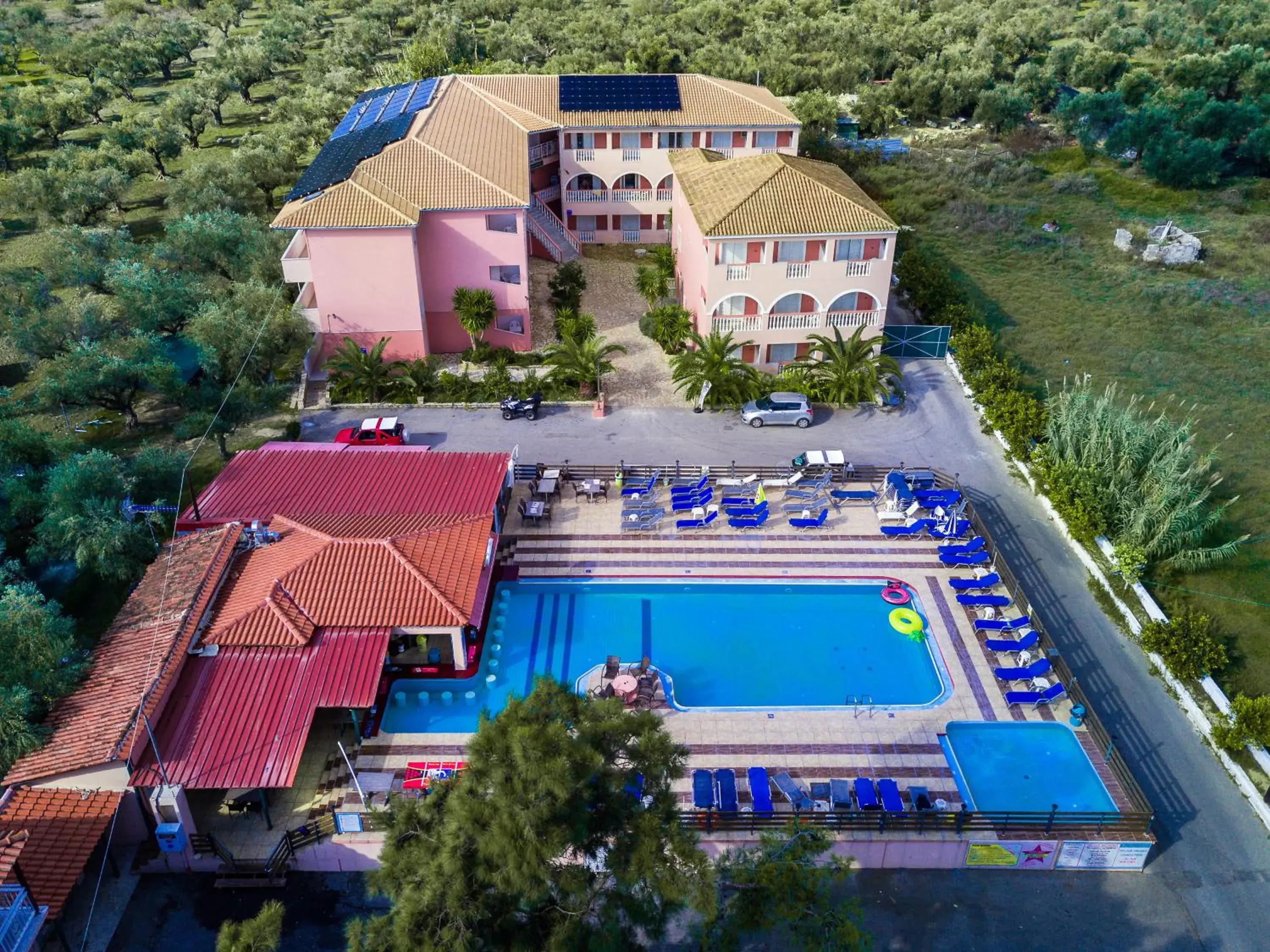 Bird's eye view in Savvas Hotel Bird's eye view in Savvas Hotel