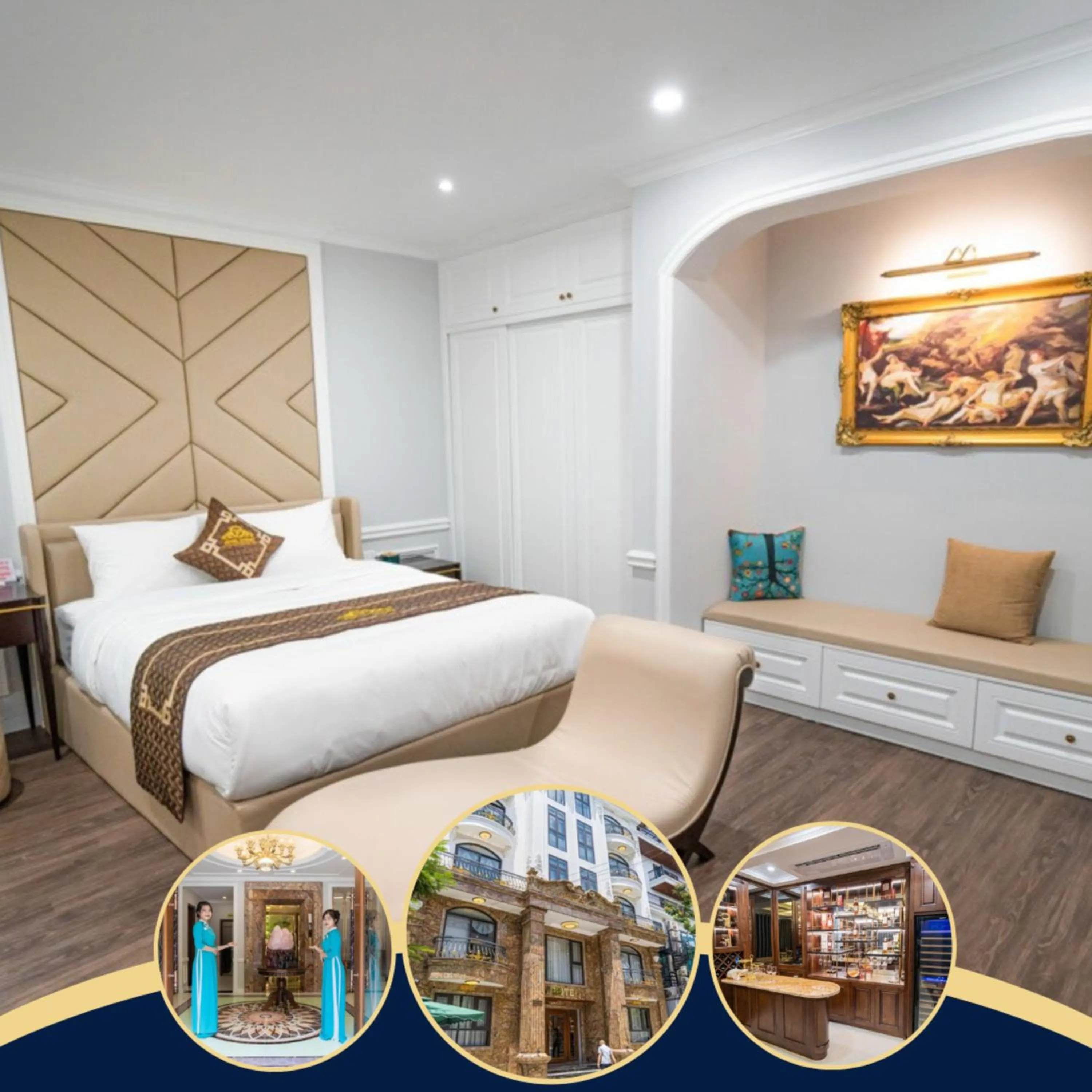 Property building, Bed in VP Hotel Luxury