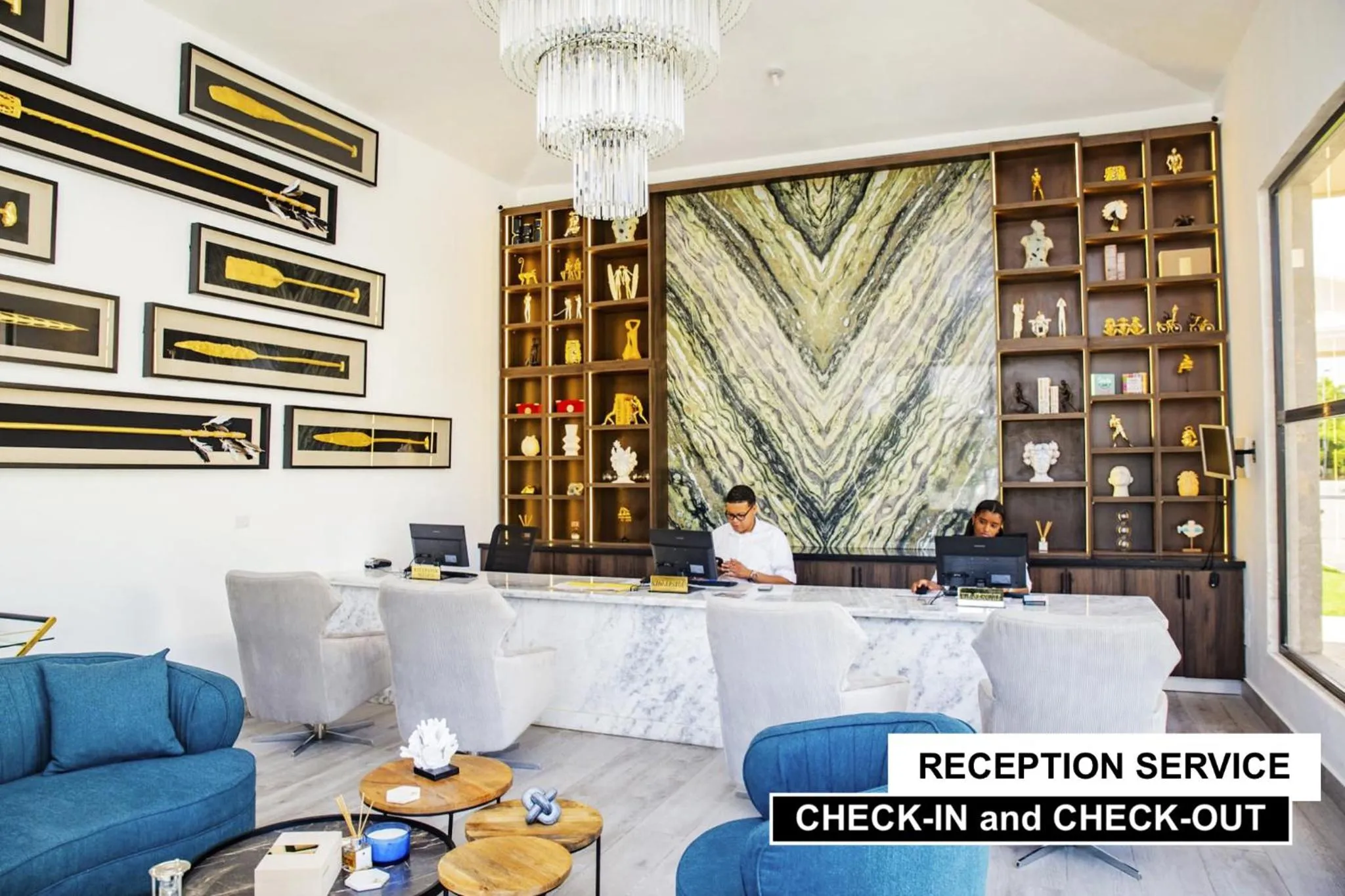 Lobby or reception in Playa Palmera Beach Resort