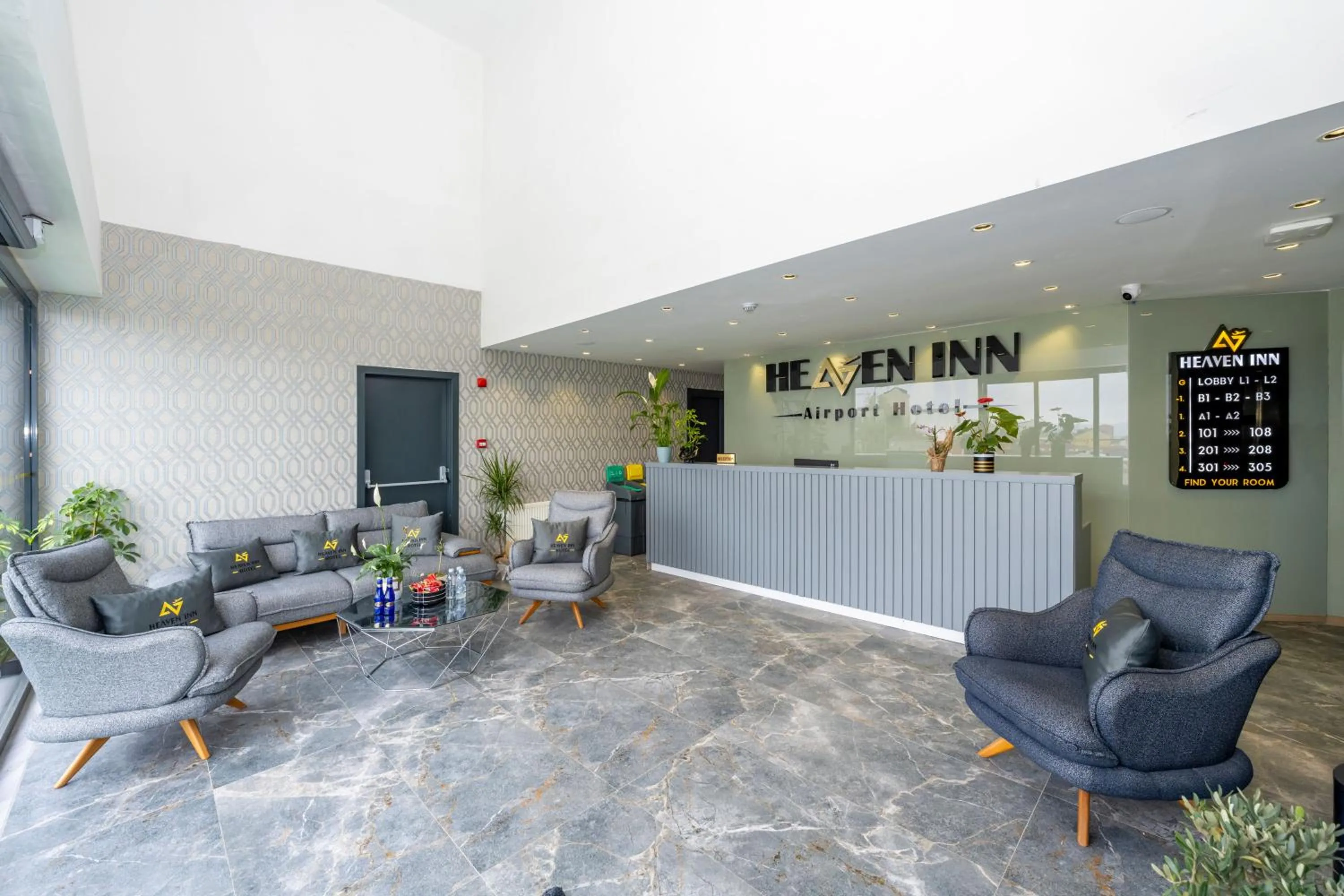 Lobby or reception in Heaven Inn Airport Hotel