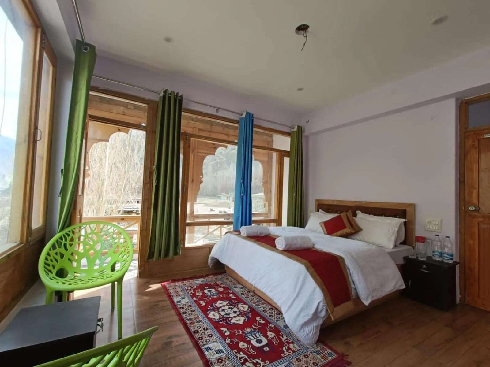 Bed in Hotel The Stone Palace-Turtuk