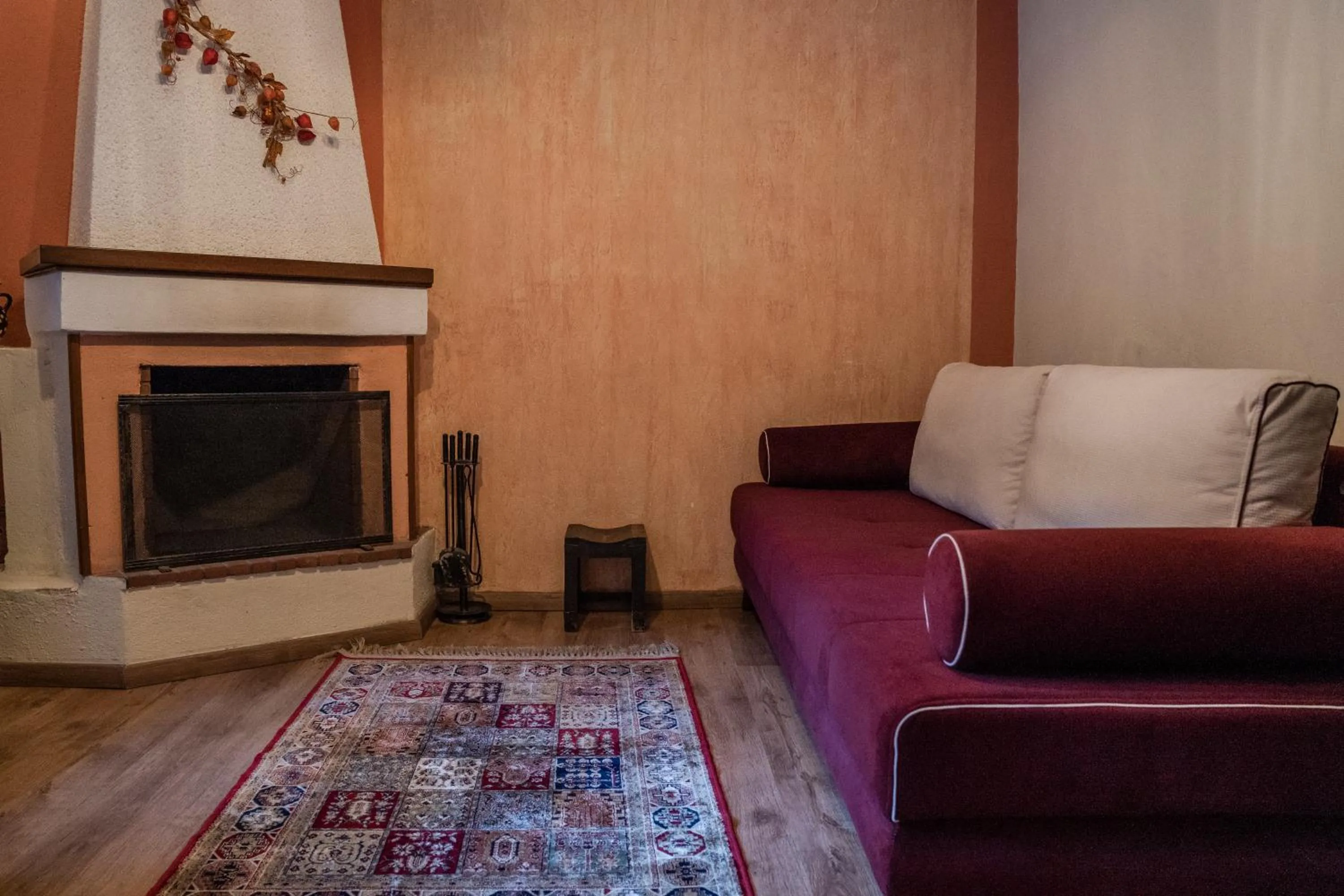 Seating area in Archontiko Mesohori Meteora