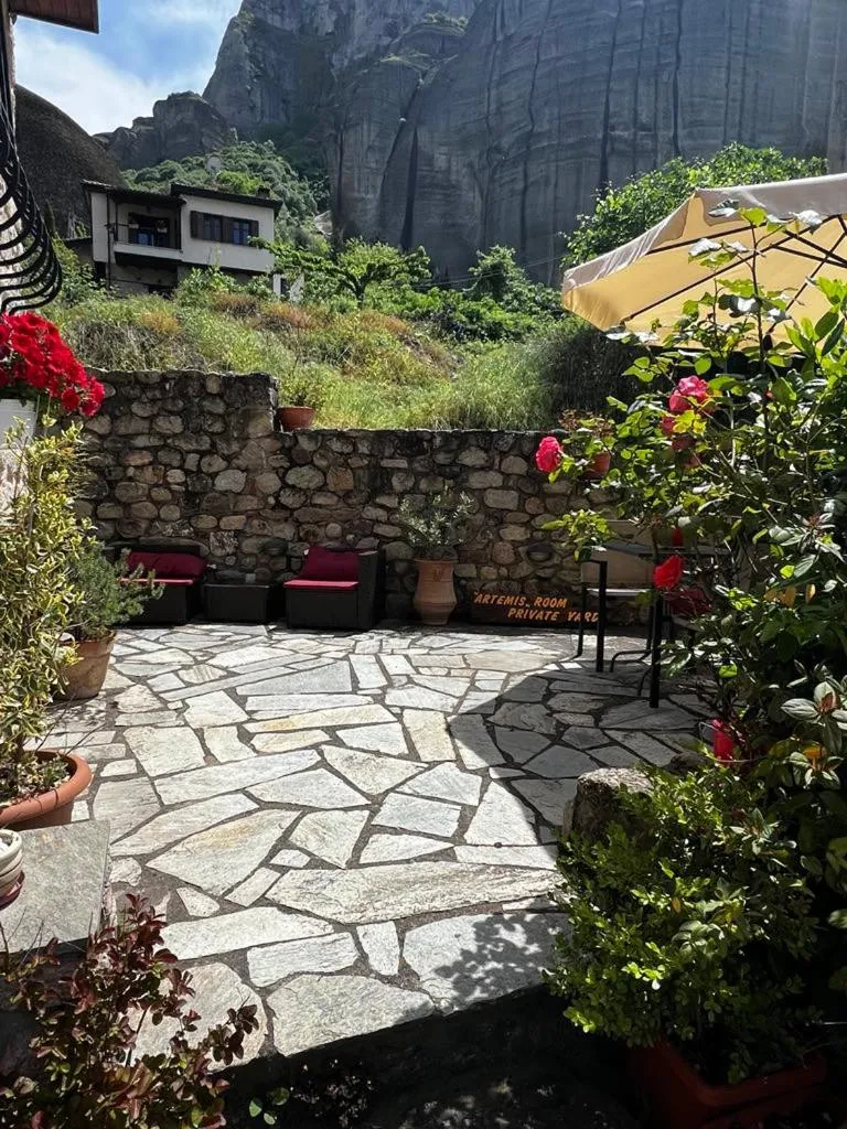 Balcony/Terrace in Archontiko Mesohori Meteora